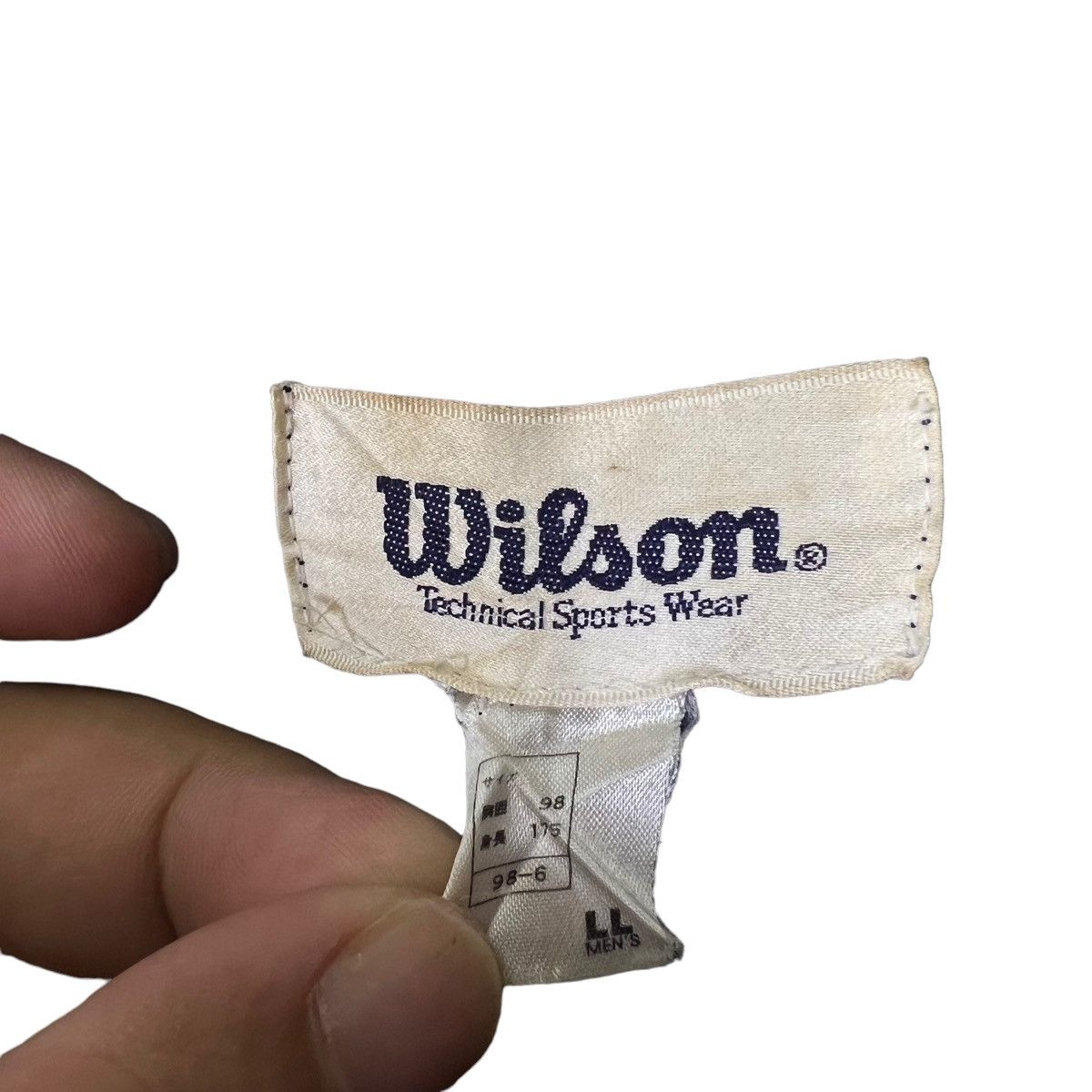 Japanese Brand × Sports Specialties × Vintage VINTAGE WINDBREAKER JACKET WILSON PRO STAFF BIG LOGO Size US L / EU 52-54 / 3 - 9 Thumbnail