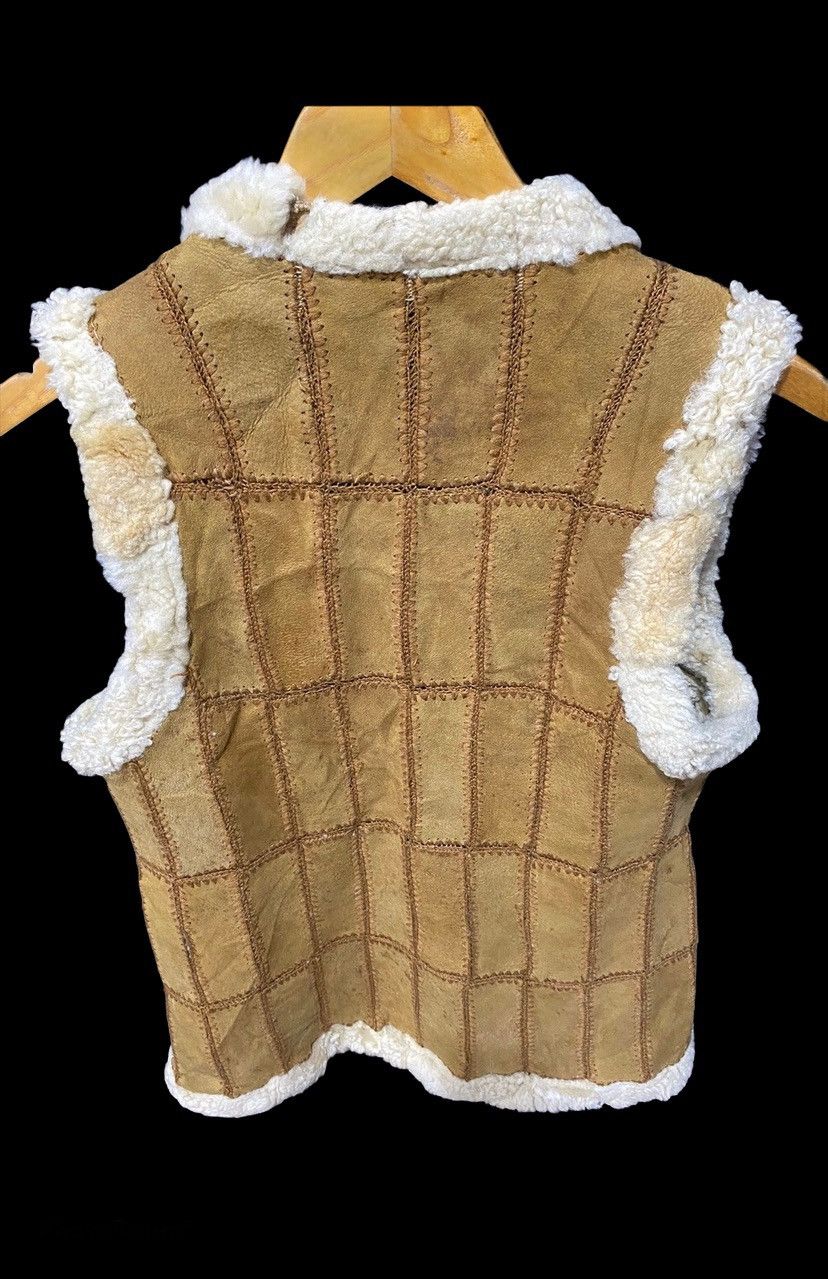 Designer × Vintage 💥delete today💥Vintage 80s Sheepskin Vest Rare style Size US M / EU 48-50 / 2 - 2 Thumbnail