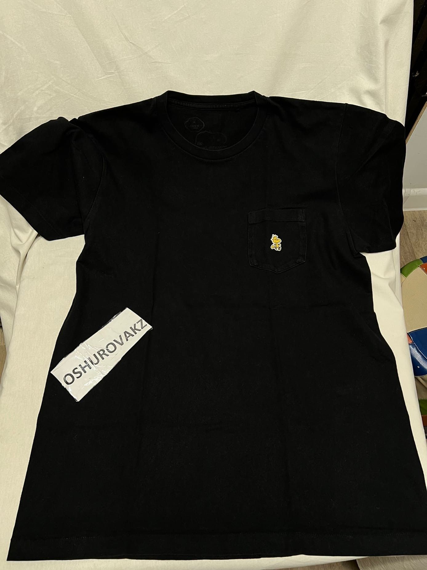 Kaws × Uniqlo KAWS x Uniqlo x Peanuts Woodstock Pocket Tee Black Size US M / EU 48-50 / 2 - 3 Thumbnail