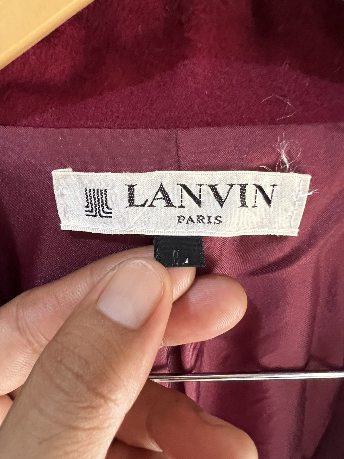 Lanvin 🔥Distressed Lanvin Paris Buttonless Trench Coat Size US L / EU 52-54 / 3 - 14 Thumbnail
