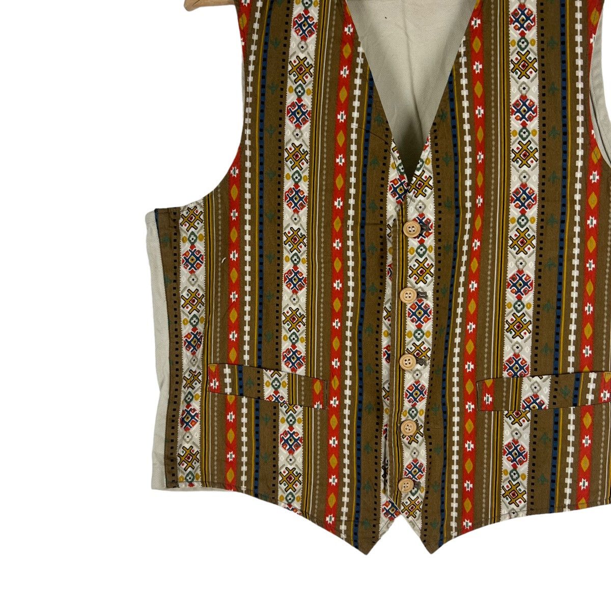 Japanese Brand VINTAGE NAVAJO AZTEC DESIGN TANK TOP VEST SUNVALLEY Size US M / EU 48-50 / 2 - 3 Thumbnail