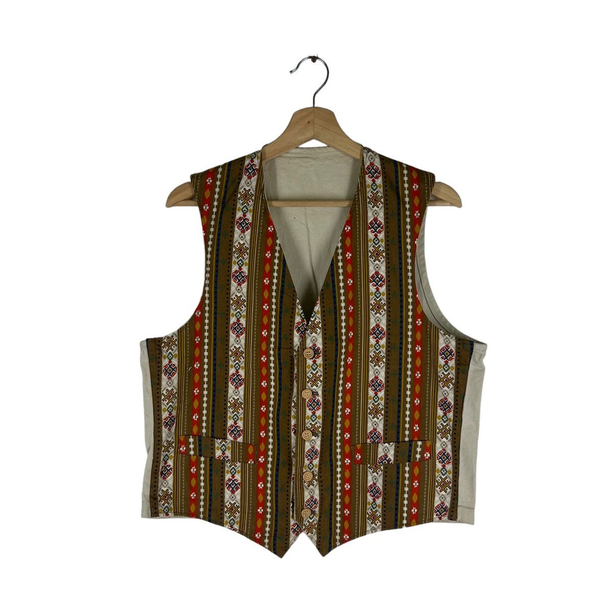 VINTAGE NAVAJO AZTEC DESIGN TANK TOP VEST SUNVALLEY