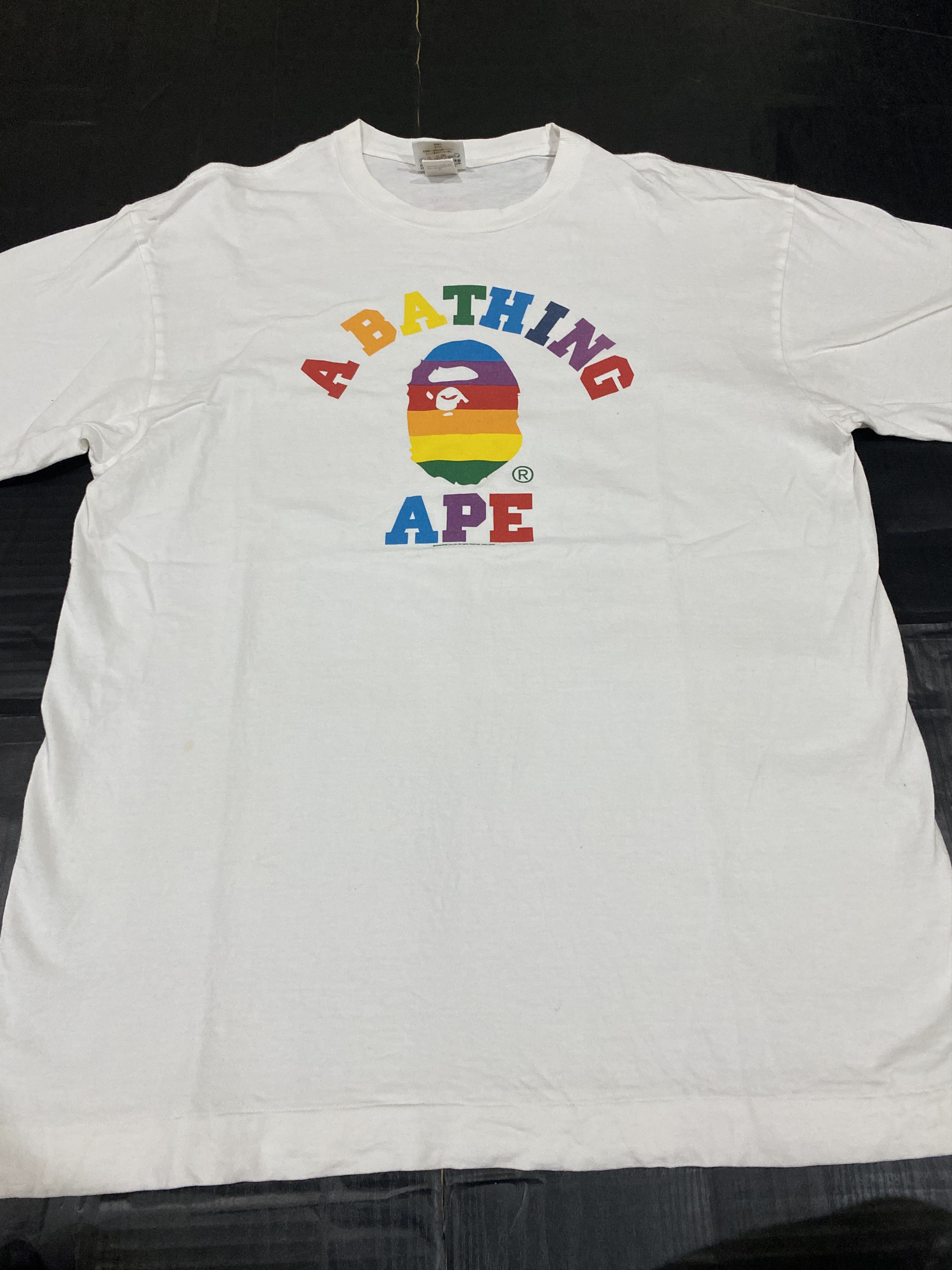 Bape College Logo Tee Size US L / EU 52-54 / 3 - 2 Thumbnail