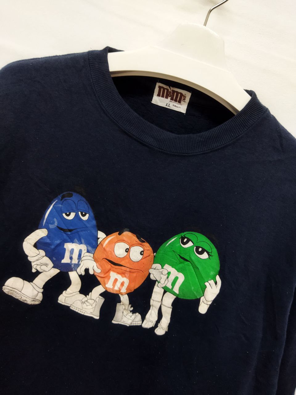 Vintage Vintage M&M's Chocolate Candies Sweatshirt - Size LL Size US L / EU 52-54 / 3 - 4 Thumbnail
