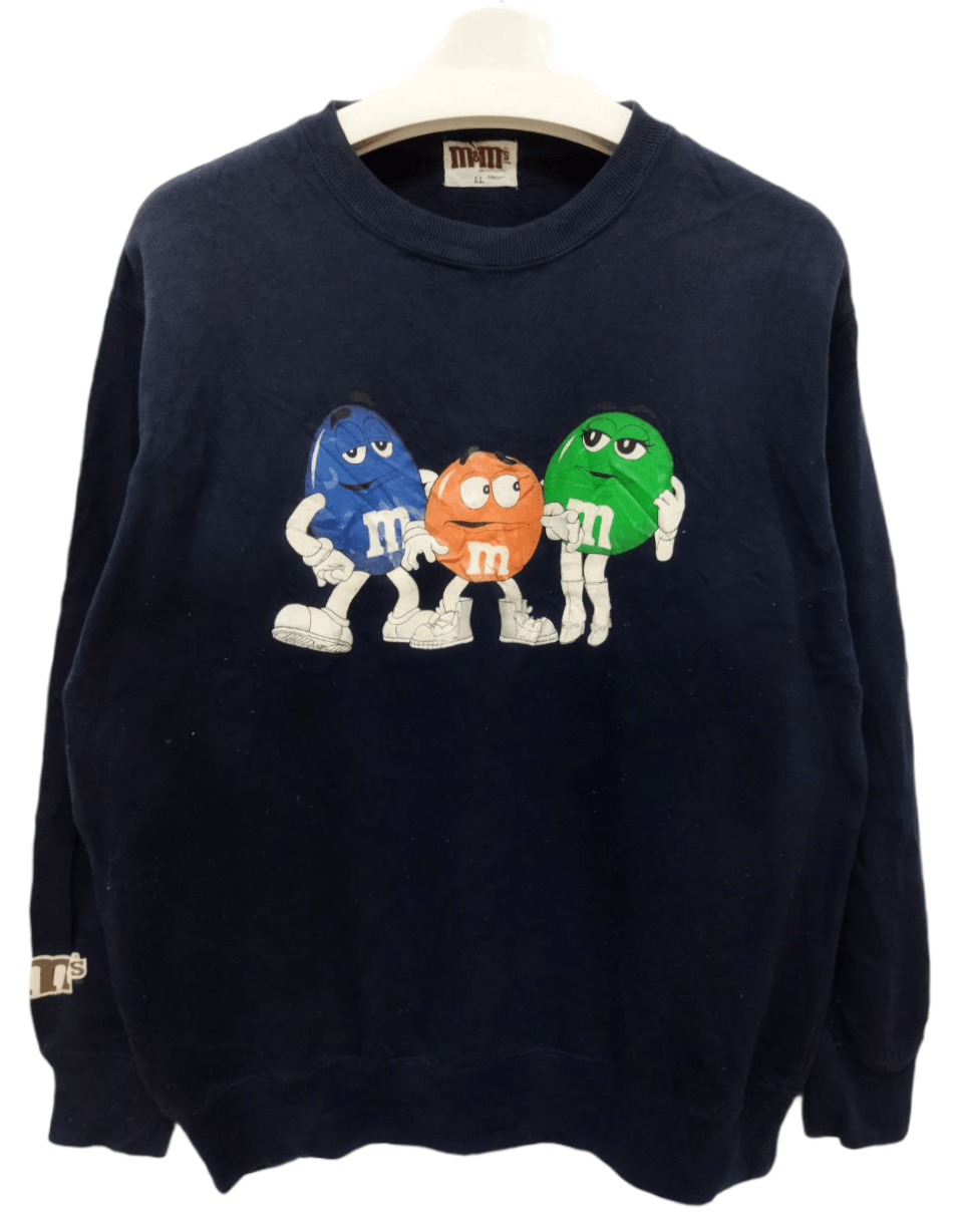 Vintage Vintage M&M's Chocolate Candies Sweatshirt - Size LL Size US L / EU 52-54 / 3 - 1 Thumbnail