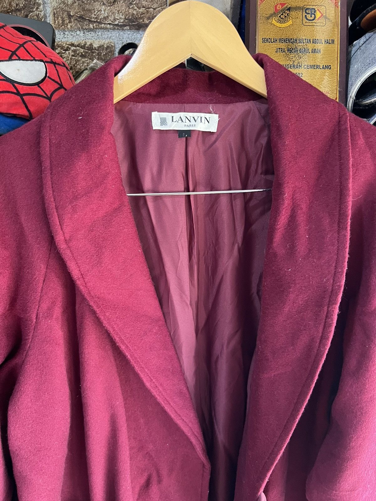 Lanvin 🔥Distressed Lanvin Paris Buttonless Trench Coat Size US L / EU 52-54 / 3 - 5 Thumbnail