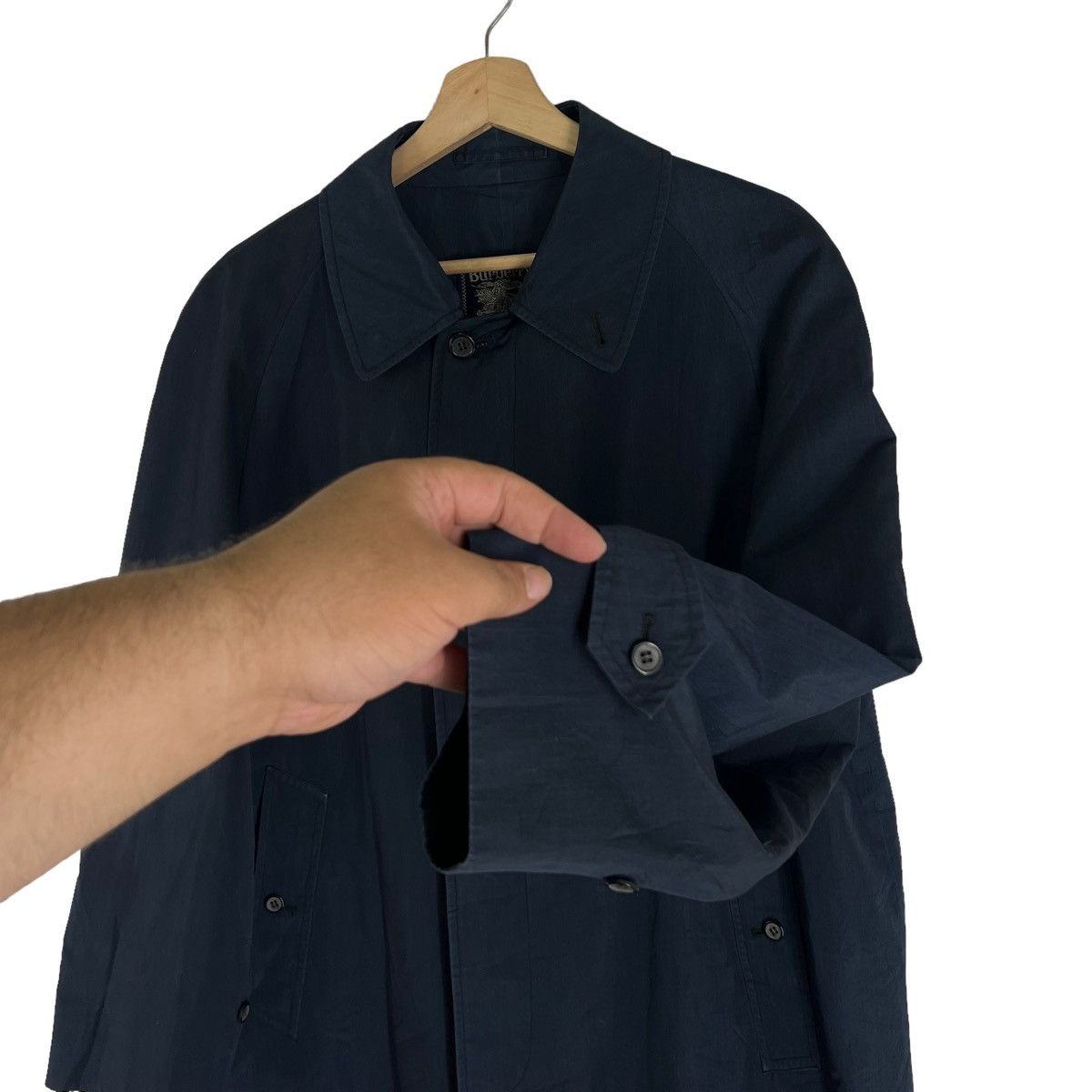 Burberry 🔥Rich Grey - Fly Coats Long Jacket Size US M / EU 48-50 / 2 - 5 Thumbnail