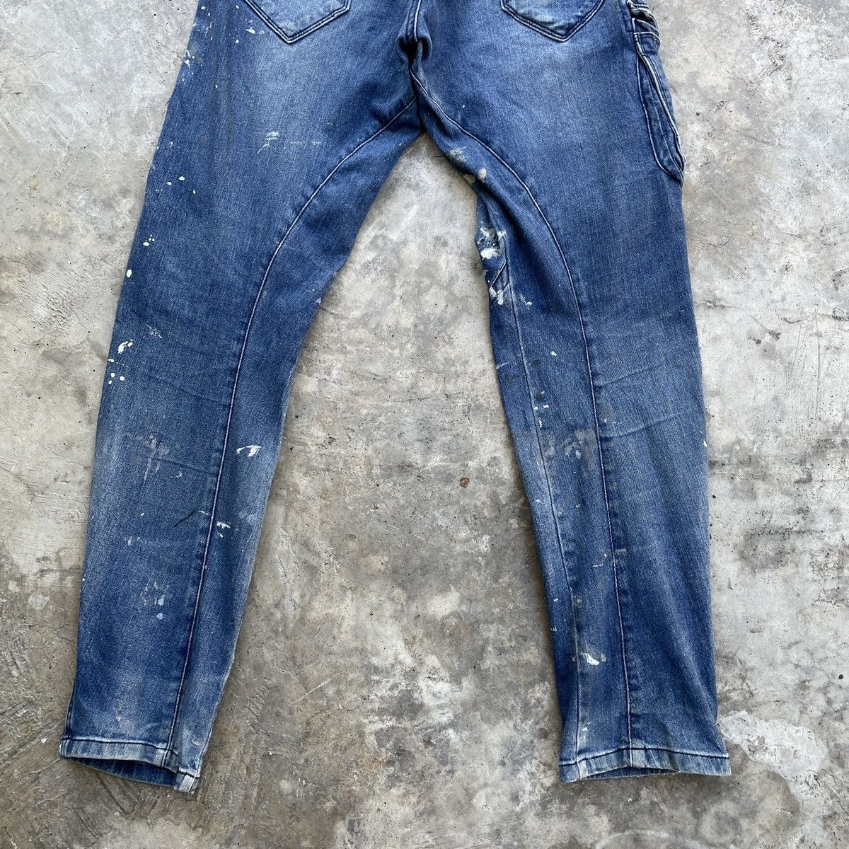 Japanese Brand Vintage I’Z Frontier Splash Paint 7 Pocket Jeans Denim Pants Size US 33 - 12 Thumbnail