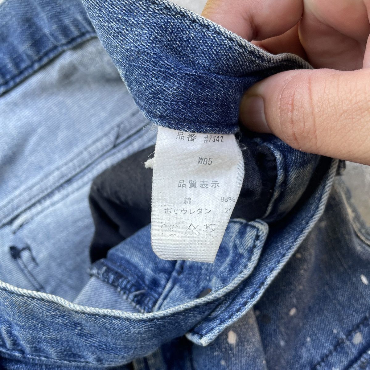 Japanese Brand Vintage I’Z Frontier Splash Paint 7 Pocket Jeans Denim Pants Size US 33 - 6 Thumbnail