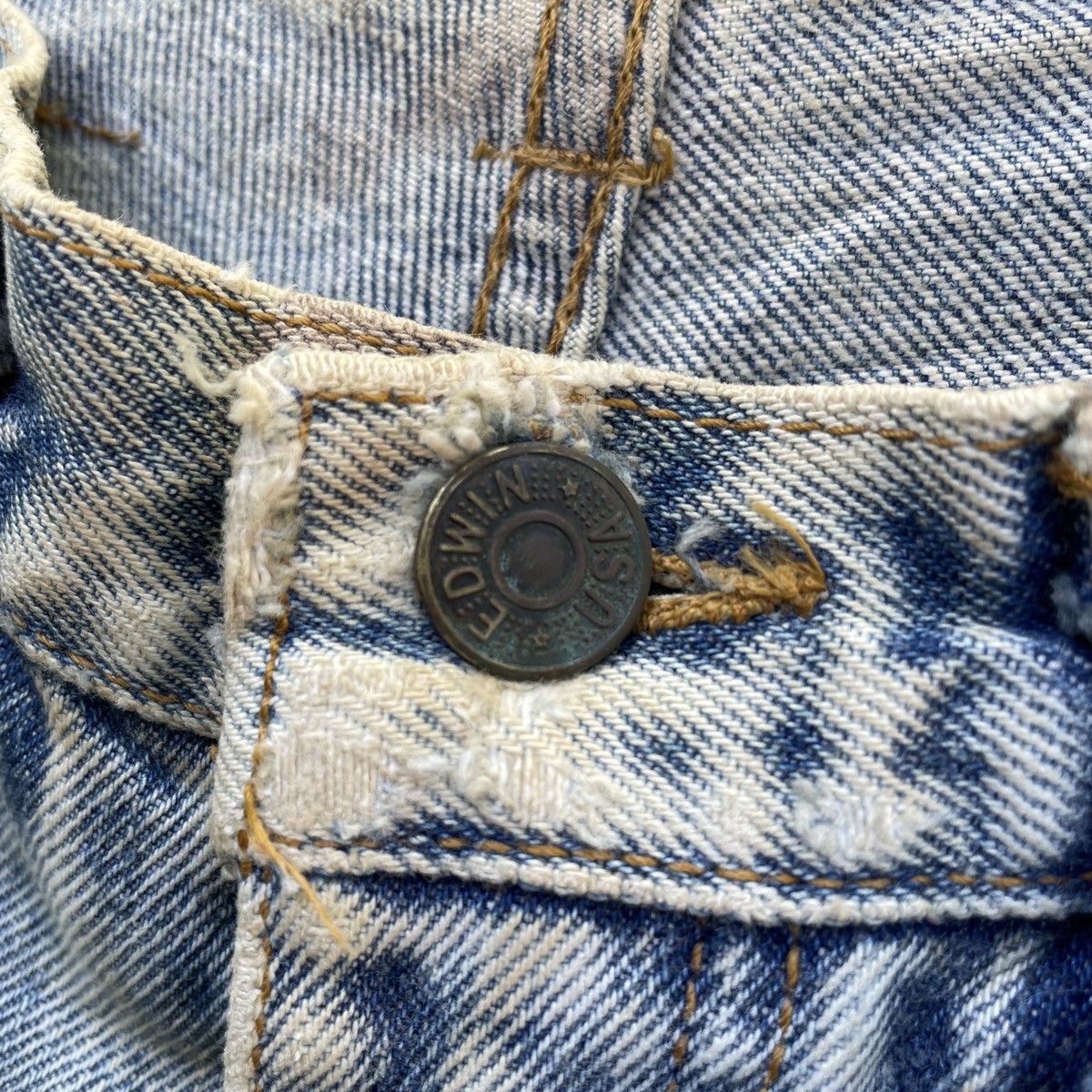 Edwin Vintage Edwin Made In USA Dirty Faded Jeans Denim Pants Size US 27 - 5 Thumbnail
