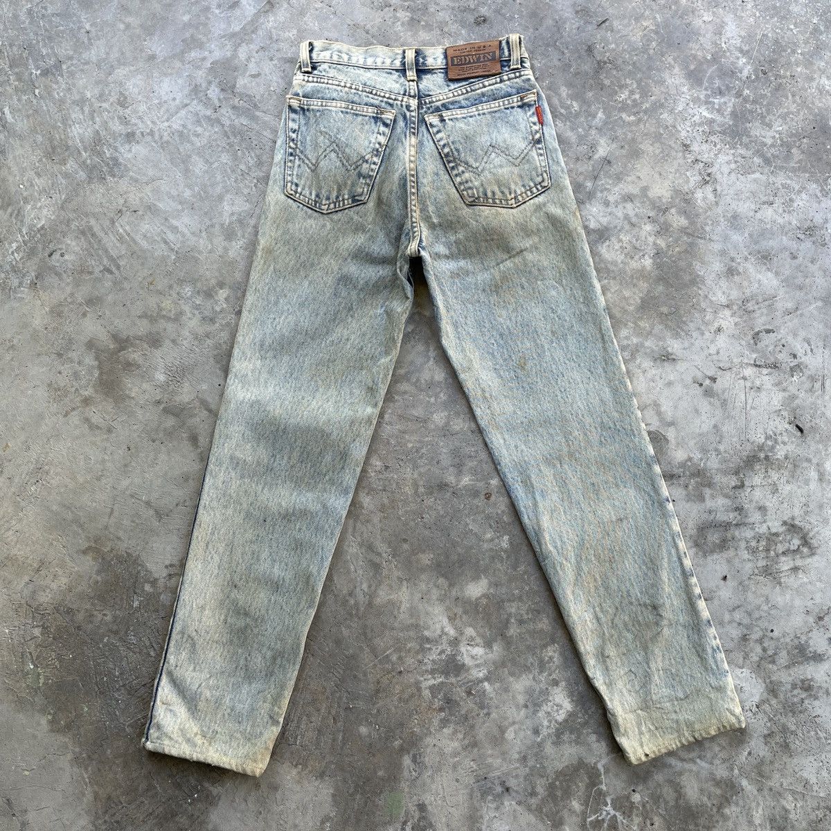 Edwin Vintage Edwin Made In USA Dirty Faded Jeans Denim Pants Size US 27 - 11 Thumbnail
