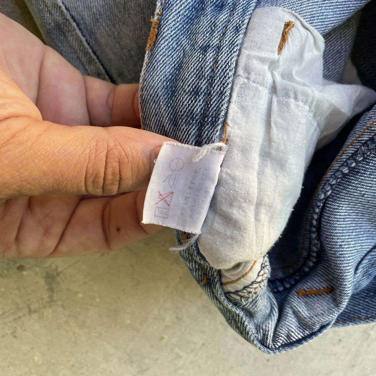 Japanese Brand Vintage Unbranded Distressed Denim Jeans Pants Size US 30 / EU 46 - 6 Thumbnail