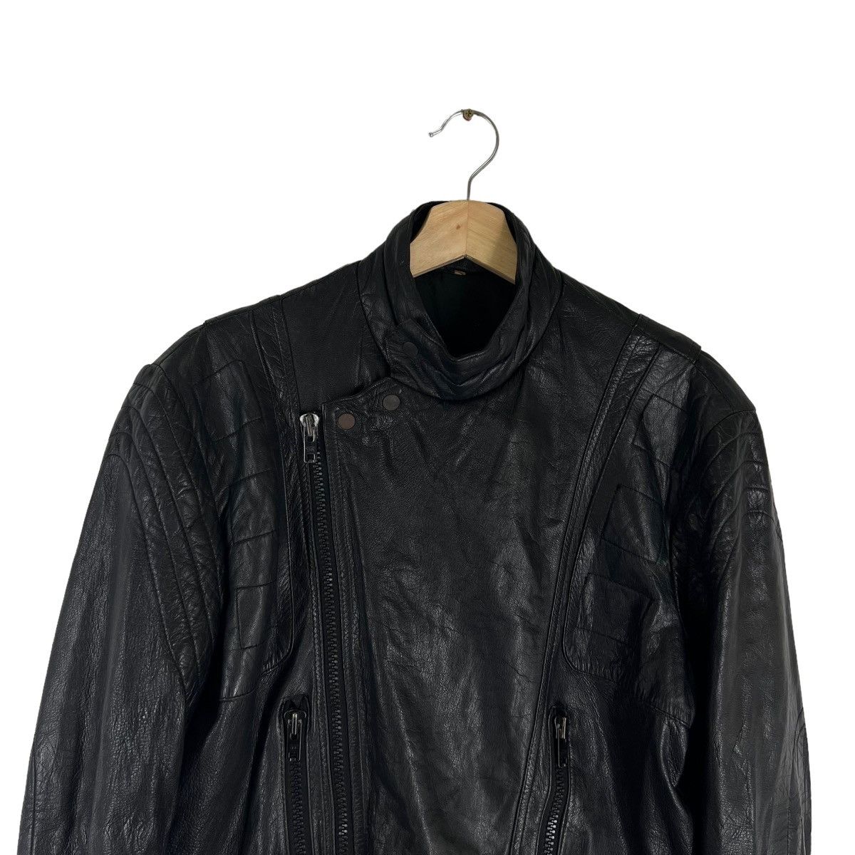Japanese Brand VINTAGE SOFT LEATHER JACKET DOUBLE BREAST ISSEY MIYAKE STYLE Size US XL / EU 56 / 4 - 4 Thumbnail