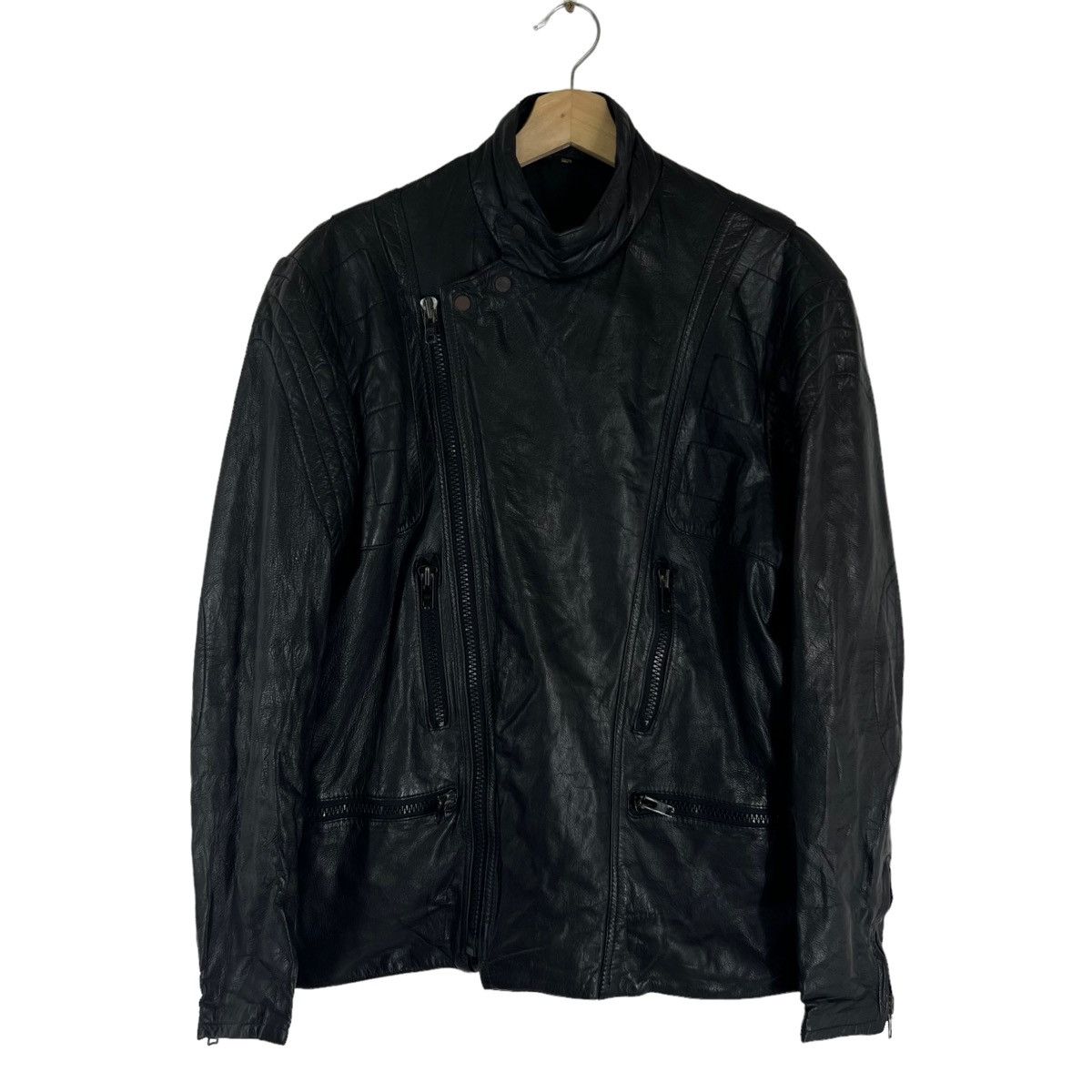 Japanese Brand VINTAGE SOFT LEATHER JACKET DOUBLE BREAST ISSEY MIYAKE STYLE Size US XL / EU 56 / 4 - 1 Thumbnail