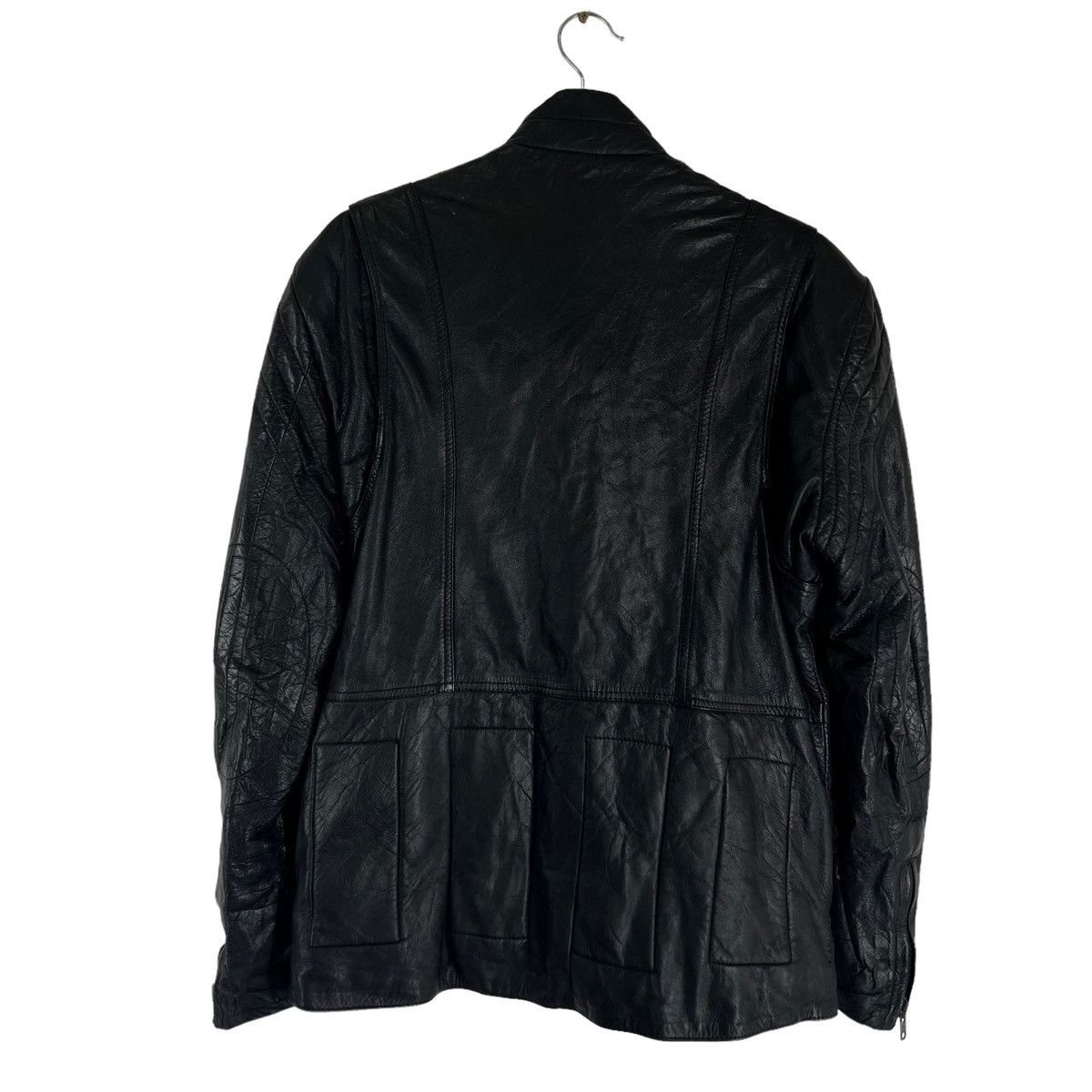 Japanese Brand VINTAGE SOFT LEATHER JACKET DOUBLE BREAST ISSEY MIYAKE STYLE Size US XL / EU 56 / 4 - 7 Thumbnail