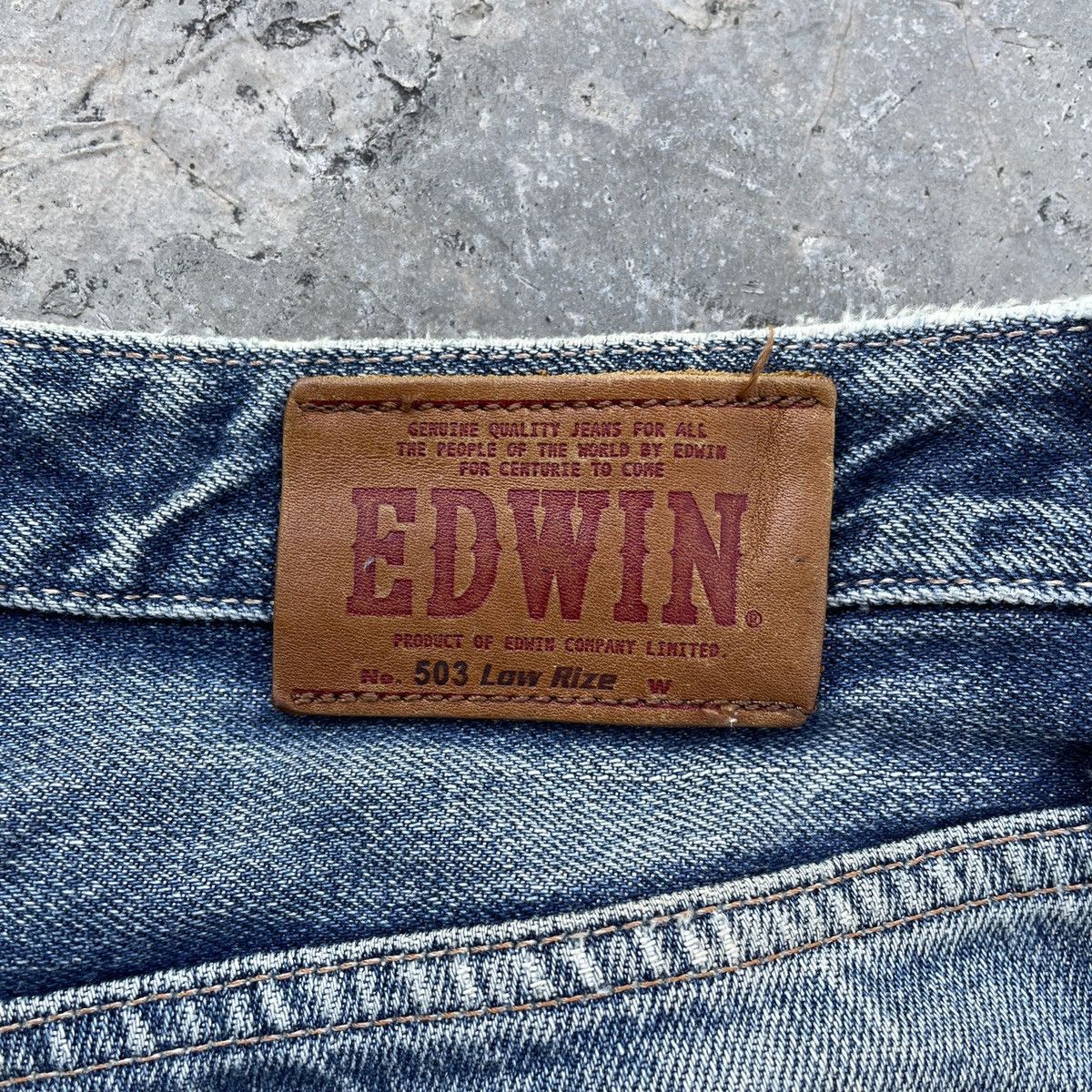 Edwin THRASHED💥 Vintage Japanese Distressed Jeans Denim Pants Size US 29 - 9 Thumbnail