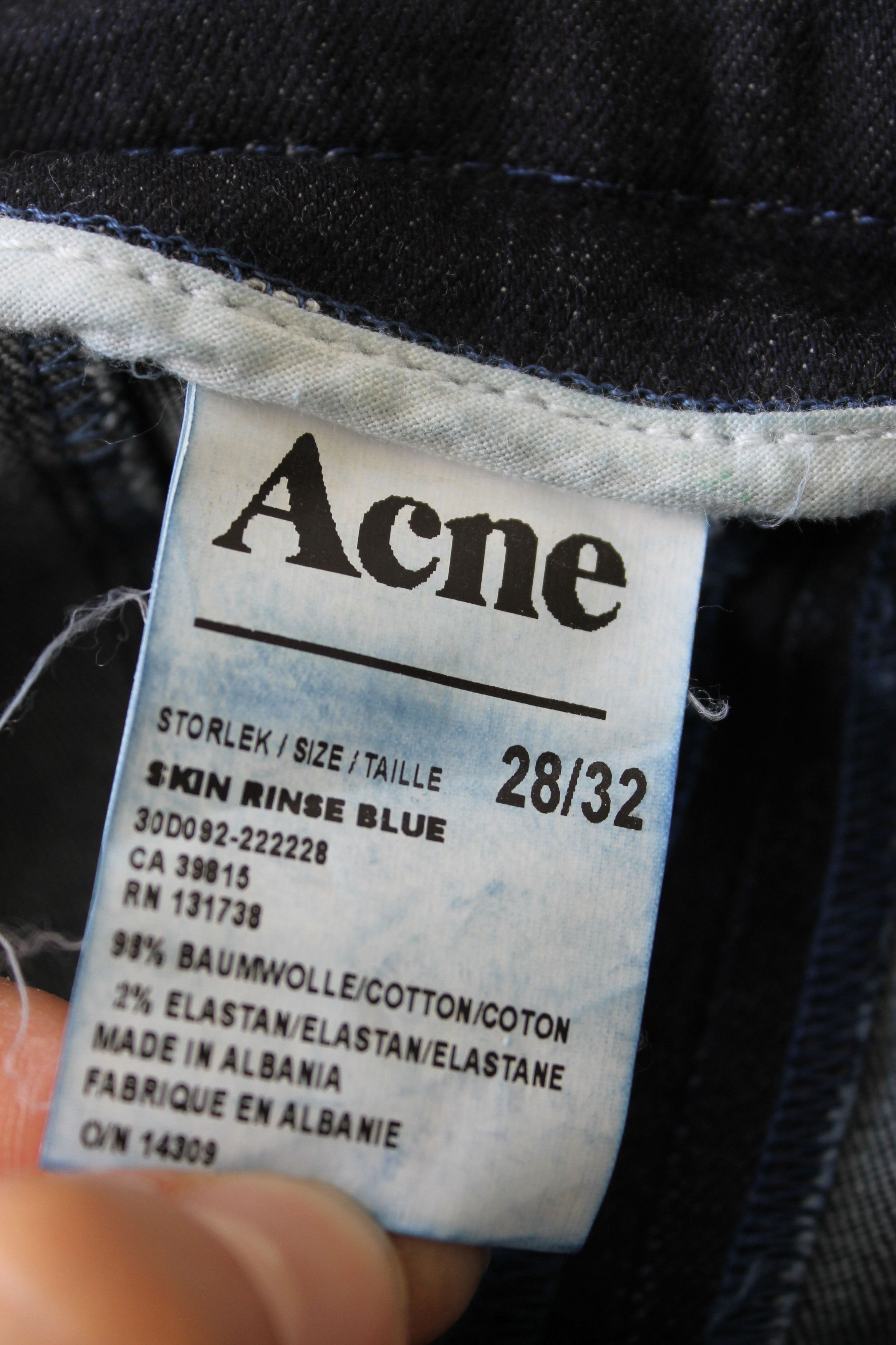 Acne Studios Acne skin rinse blue jeans Size 28" / US 6 / IT 42 - 5 Thumbnail