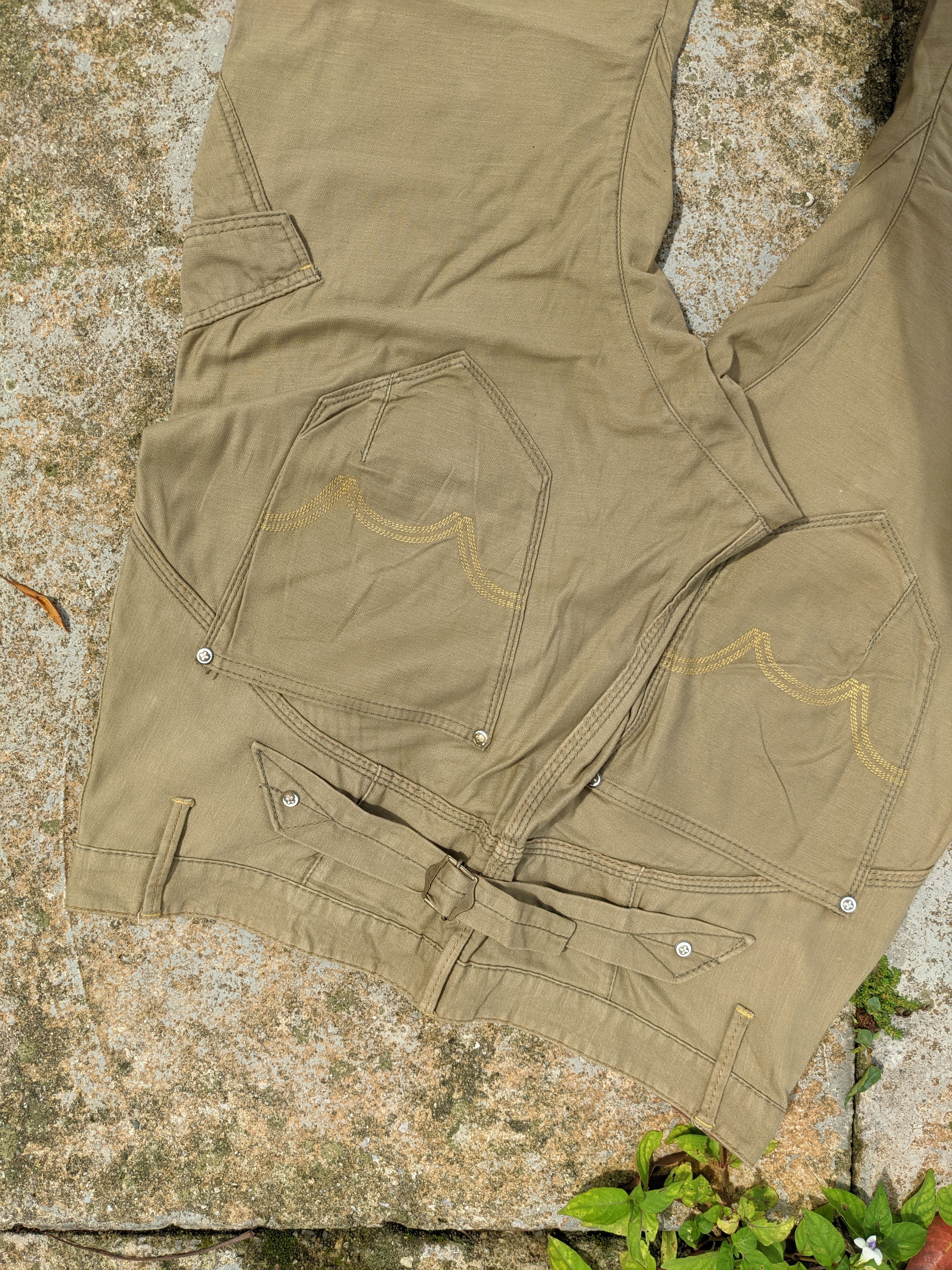 Edwin Vintage Edwin Cargo Pant With Buckle Back Size US 34 / EU 50 - 6 Thumbnail