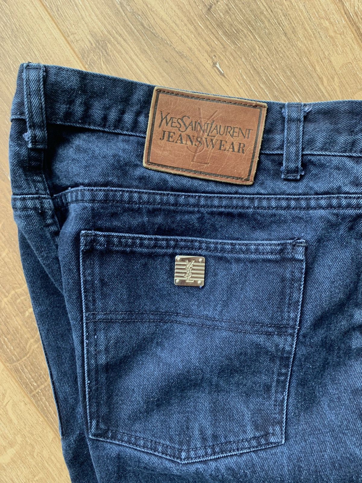 Vintage Vintage Yves Saint Laurent denim jeans pants Size US 36 / EU 52 - 4 Thumbnail