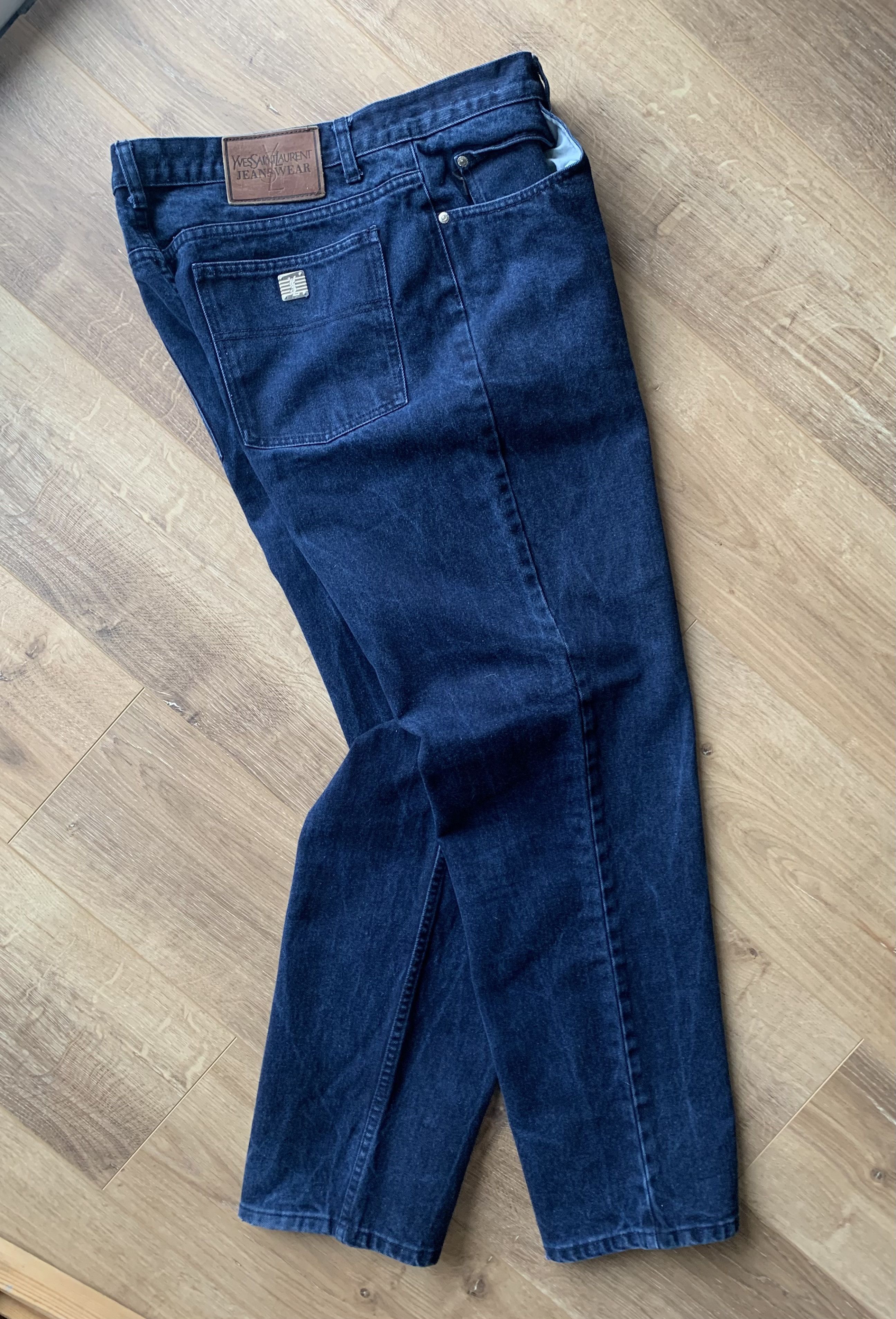 Vintage Vintage Yves Saint Laurent denim jeans pants Size US 36 / EU 52 - 1 Thumbnail