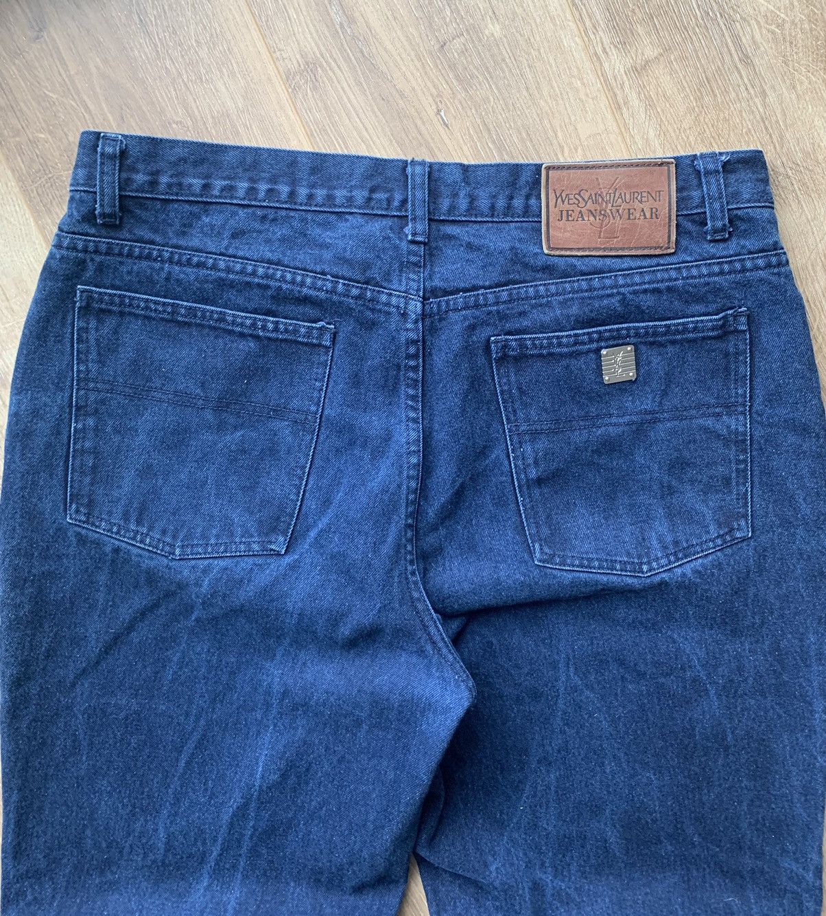 Vintage Vintage Yves Saint Laurent denim jeans pants Size US 36 / EU 52 - 6 Thumbnail