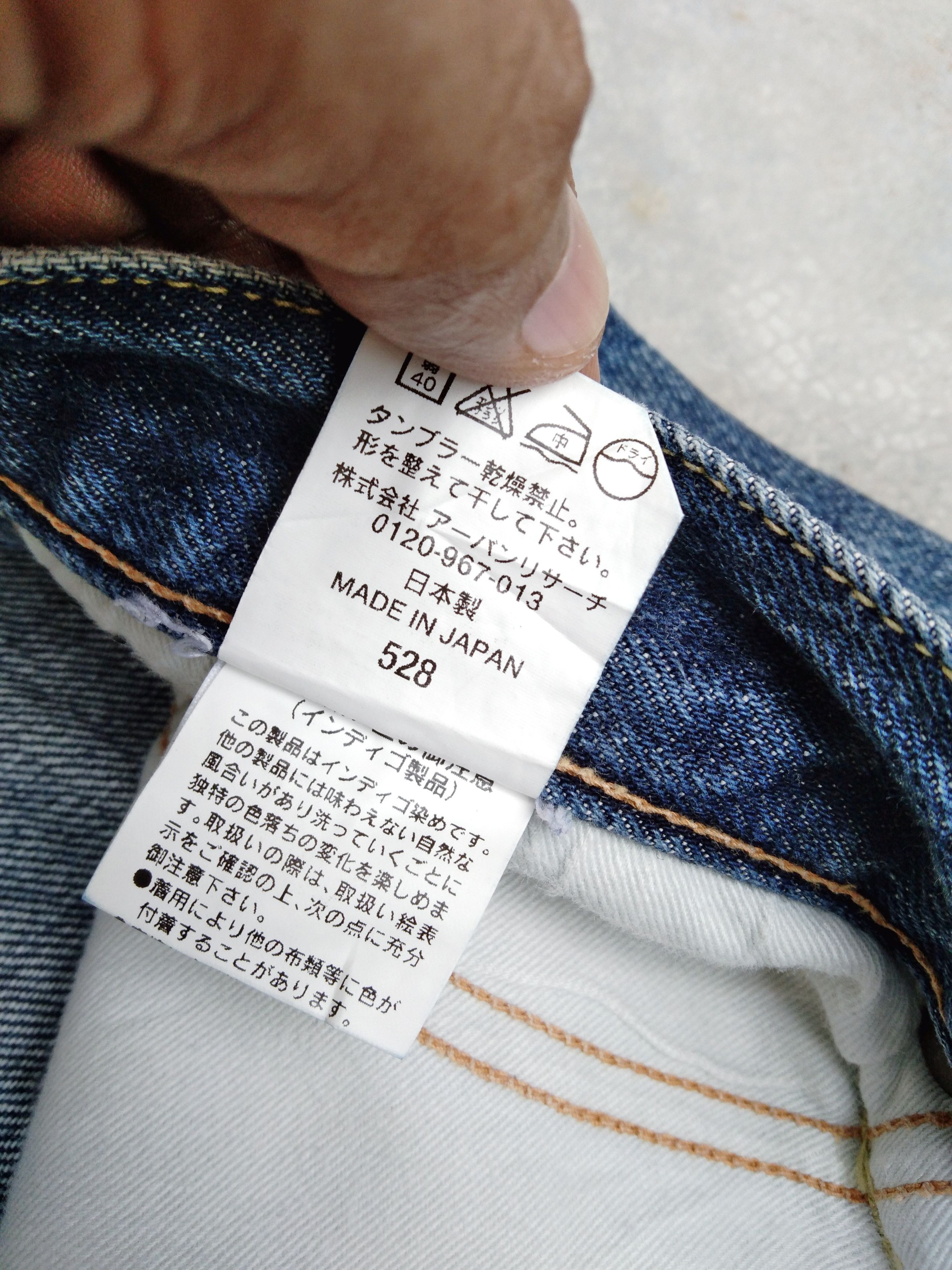 Japanese Brand Vintage Japanese URD Selvedge Redline Jeans 30x31 Size US 30 / EU 46 - 10 Thumbnail