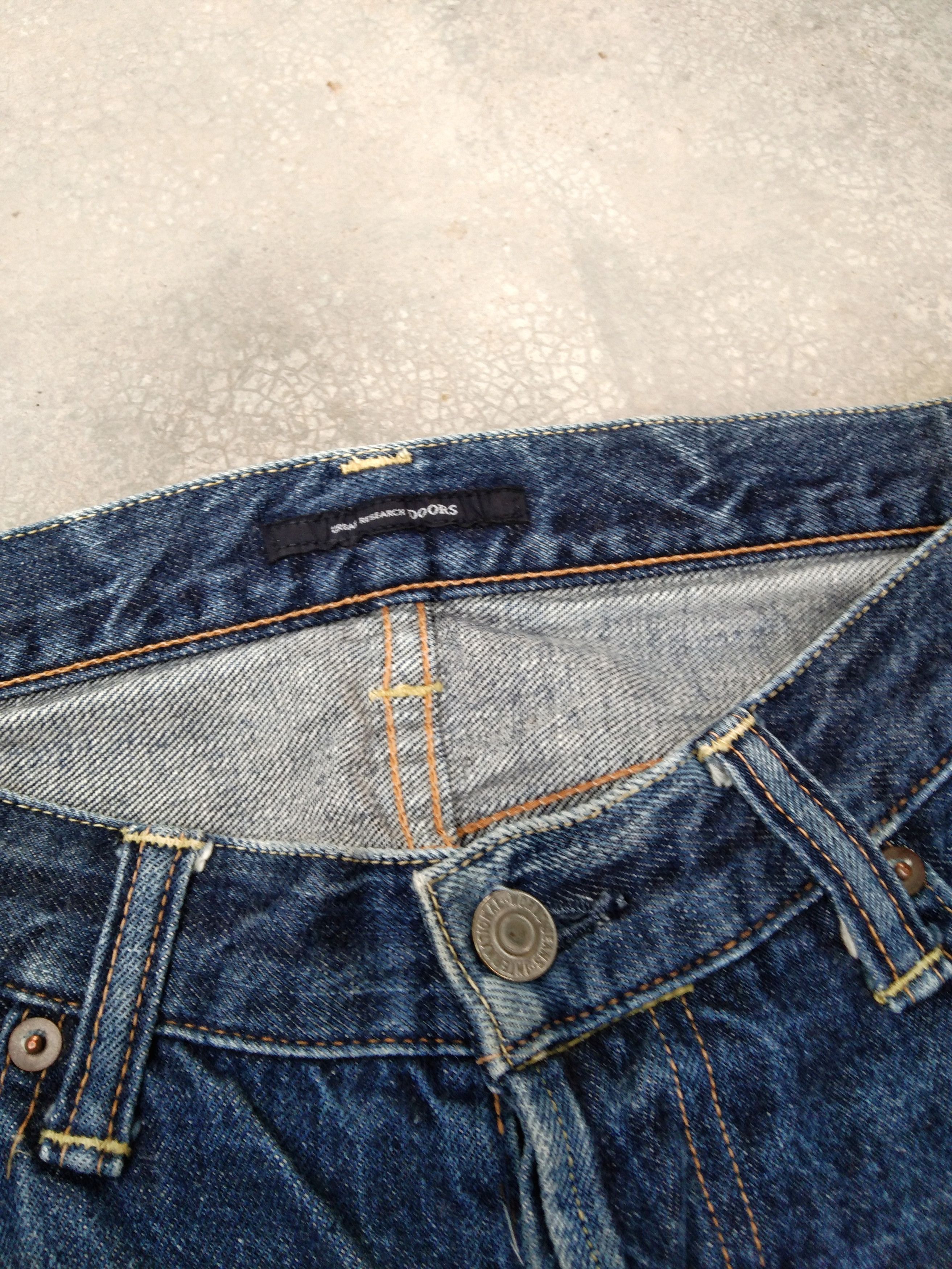 Japanese Brand Vintage Japanese URD Selvedge Redline Jeans 30x31 Size US 30 / EU 46 - 8 Thumbnail