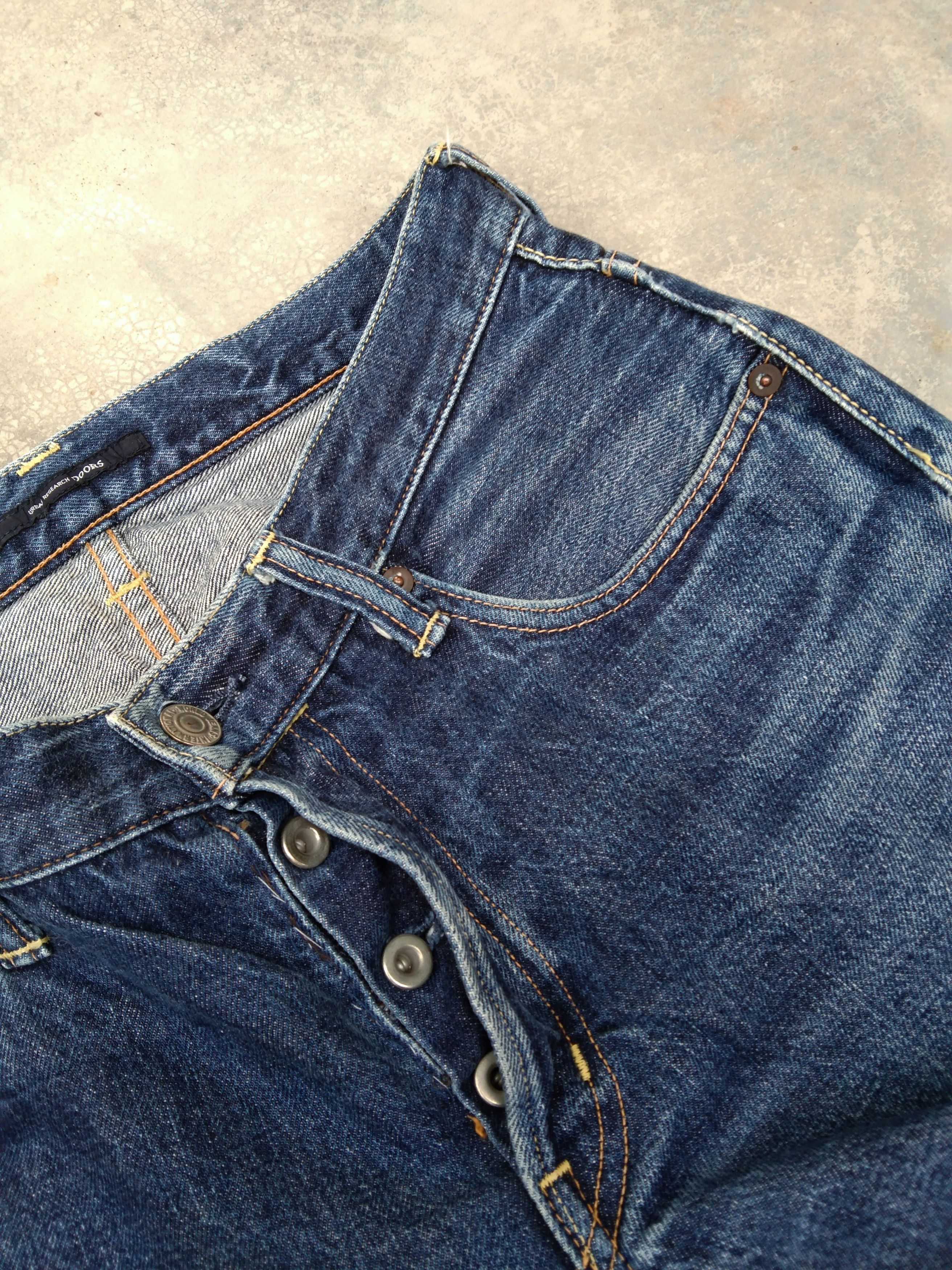 Japanese Brand Vintage Japanese URD Selvedge Redline Jeans 30x31 Size US 30 / EU 46 - 6 Thumbnail