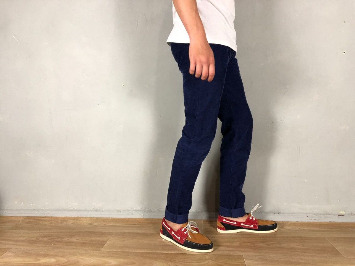Bellerose Bellerose velvet luxury streetwear blue pants Size US 30 / EU 46 - 3 Thumbnail