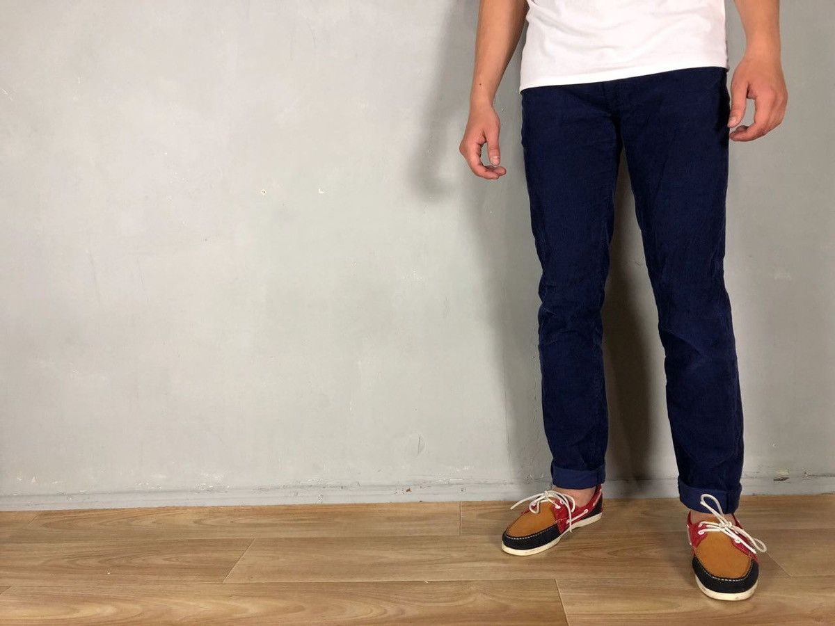 Bellerose Bellerose velvet luxury streetwear blue pants Size US 30 / EU 46 - 1 Thumbnail