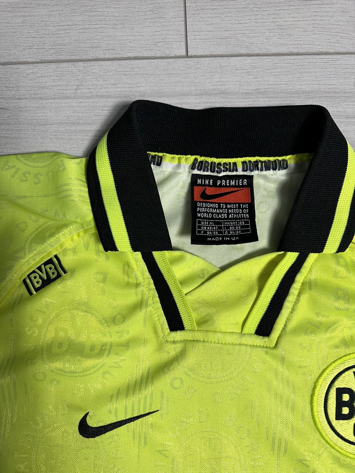 Nike × Vintage Vintage Nike Borussia Dortmund soccer jersey size L Size US XL / EU 56 / 4 - 3 Thumbnail