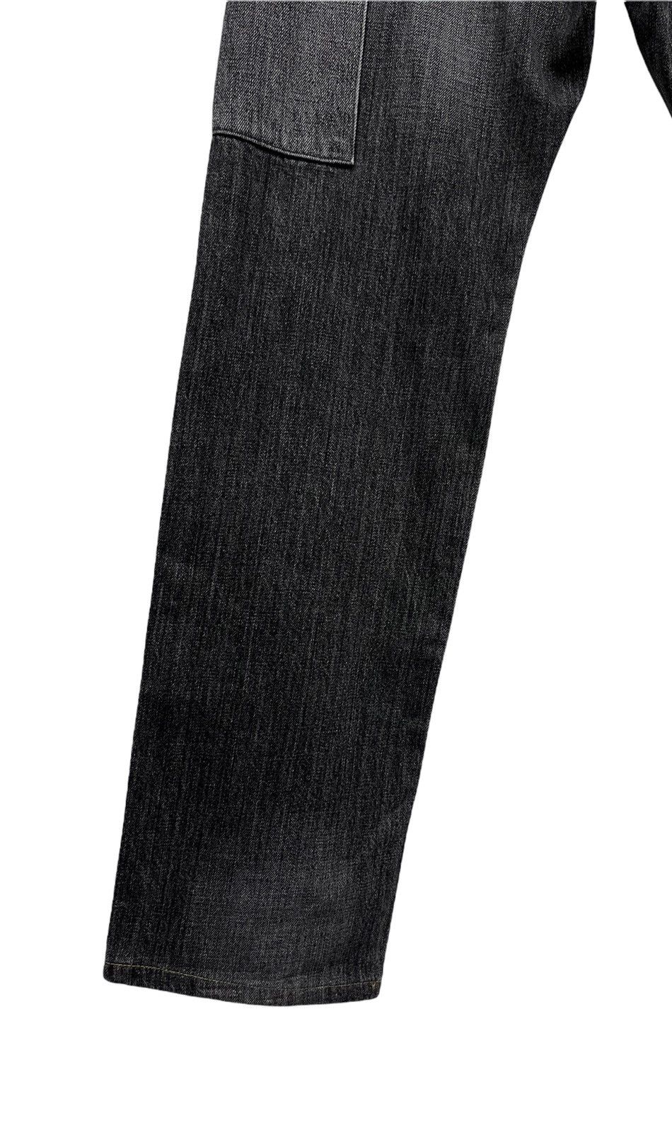 Japanese Brand 🔥FIRE🔥 Vtg y2k Black Patchwork Denim Inspired By Kapital Size US 30 / EU 46 - 11 Thumbnail