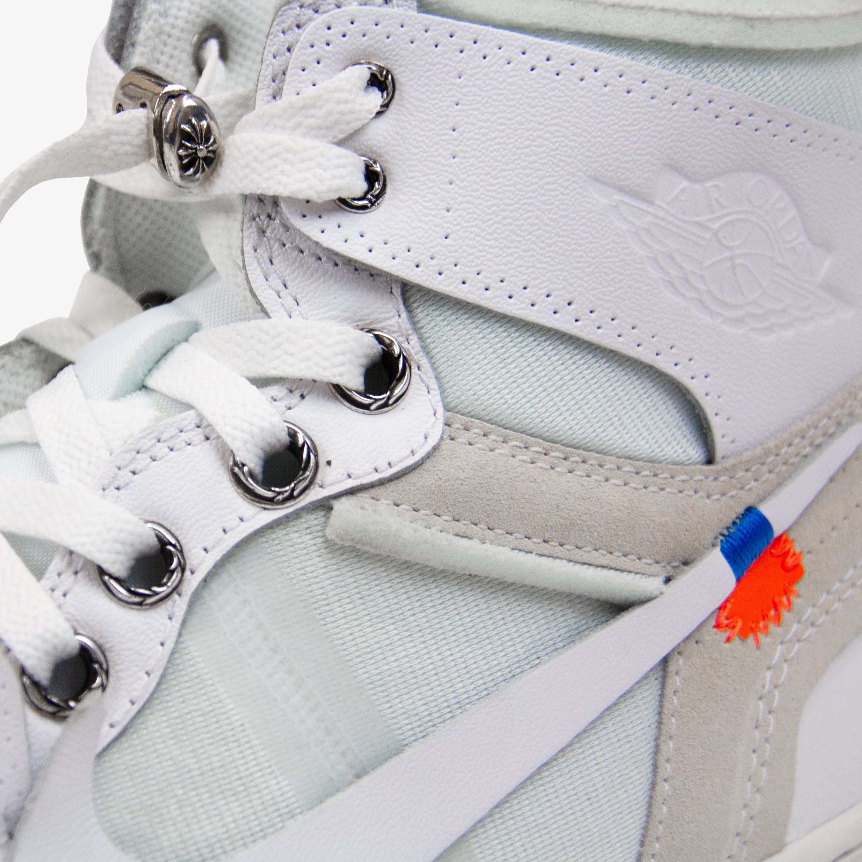 Chrome Hearts CHROME HEARTS OFF WHITE NIKE JORDAN 1 EU (1/1) Size US 12 / EU 45 - 7 Thumbnail