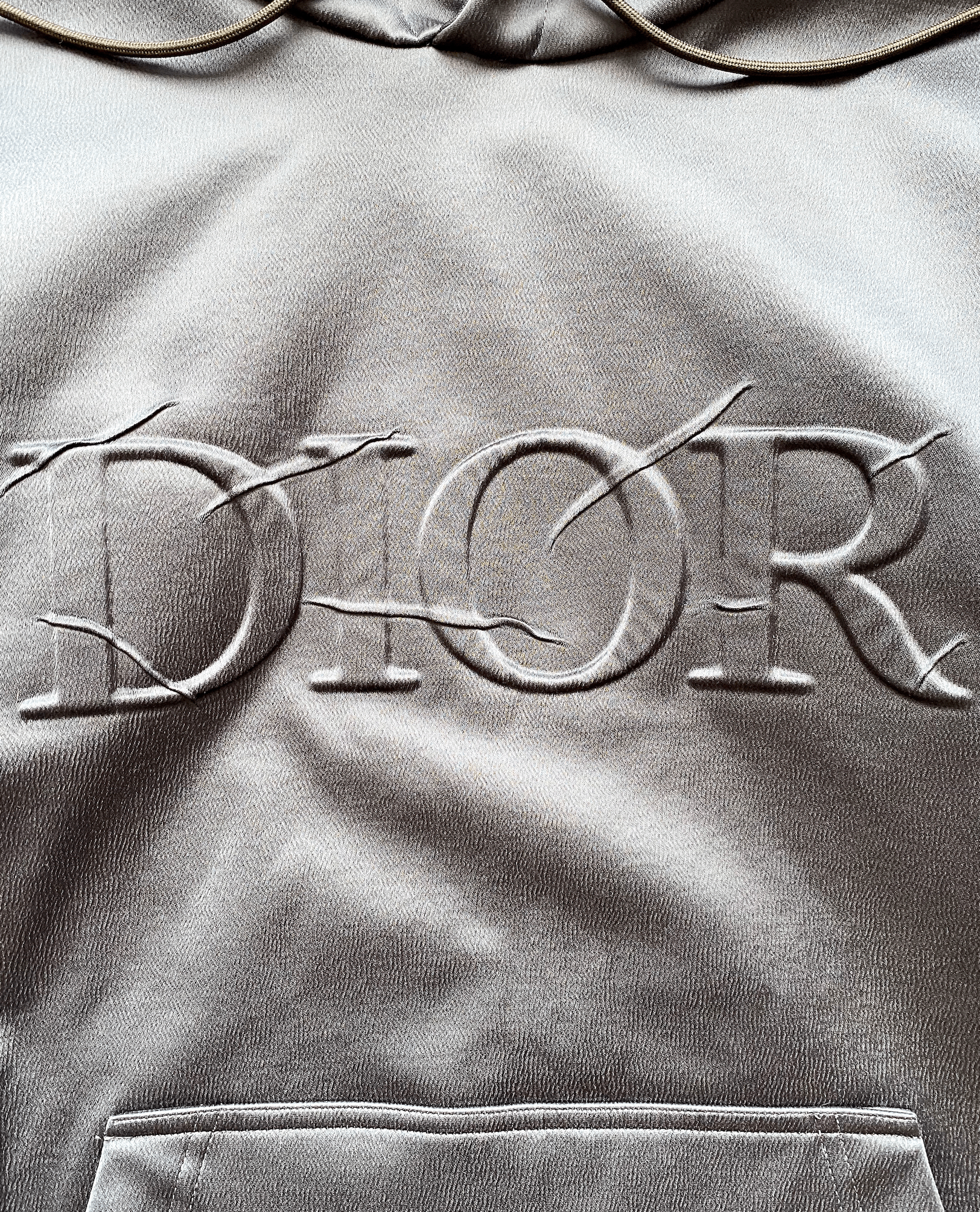 Dior Dior Daniel Arsham Embossed Metallic Logo Hoodie Size US L / EU 52-54 / 3 - 3 Thumbnail