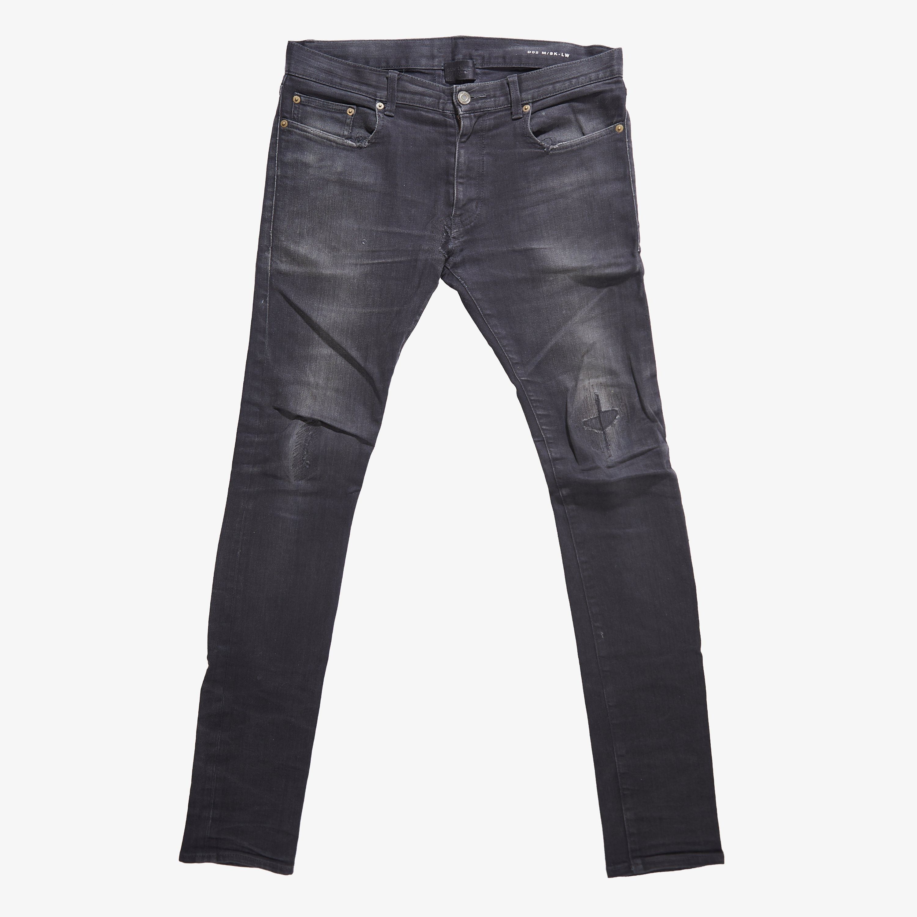 Saint Laurent Paris SAINT LAURENT AW13 TRASHED & REPAIRED D02 DENIM Size US 32 / EU 48 - 4 Thumbnail