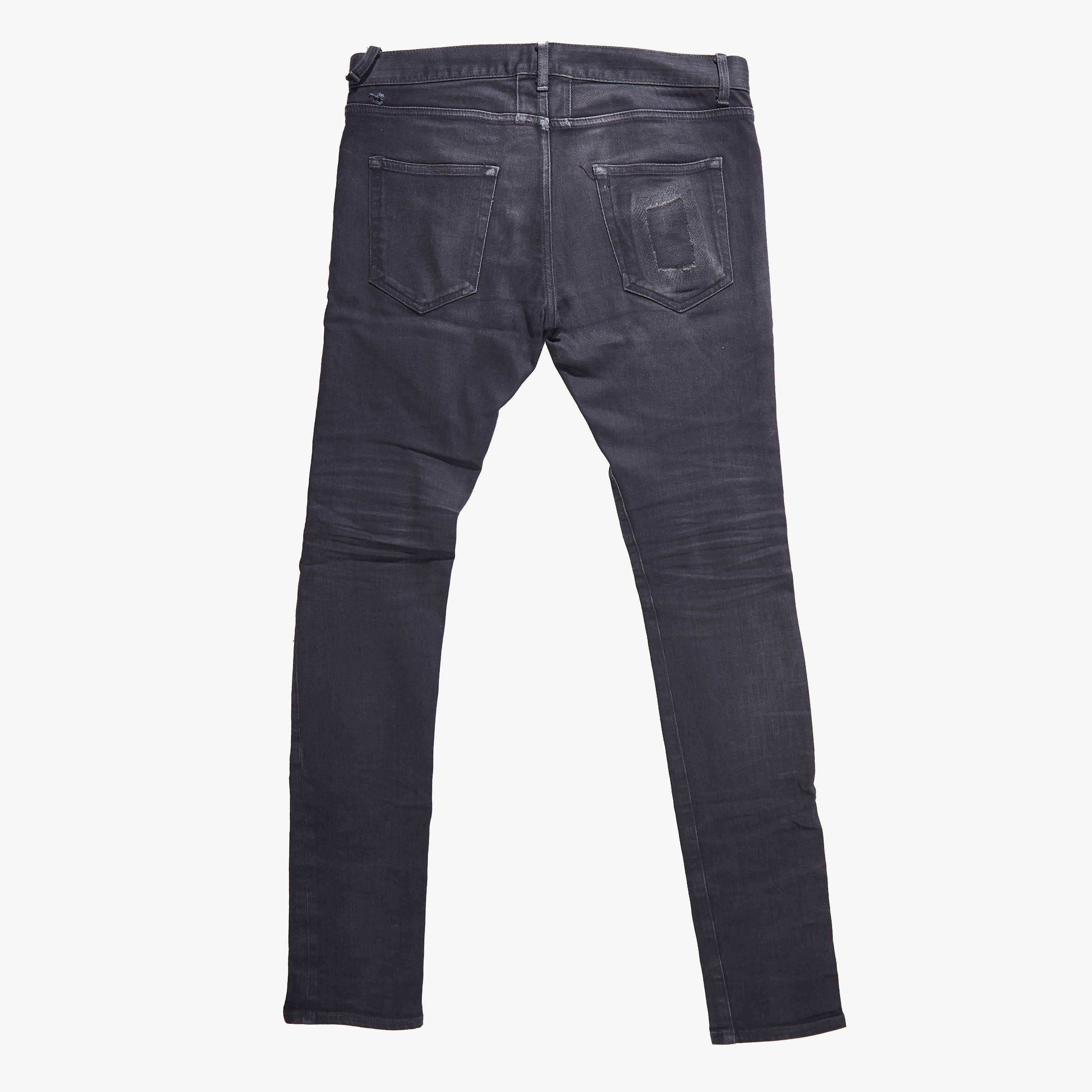 Saint Laurent Paris SAINT LAURENT AW13 TRASHED & REPAIRED D02 DENIM Size US 32 / EU 48 - 5 Thumbnail