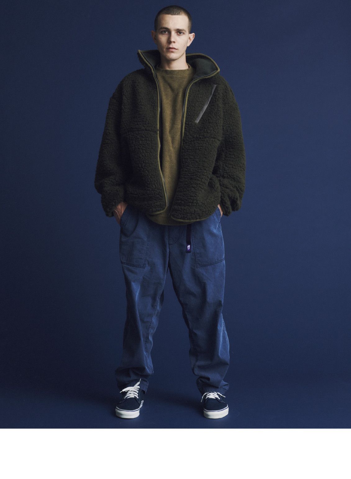 Nanamica × The North Face Purple label Wool Boa Fleece Field Jacket [NA2051N] Size US S / EU 44-46 / 1 - 2 Thumbnail