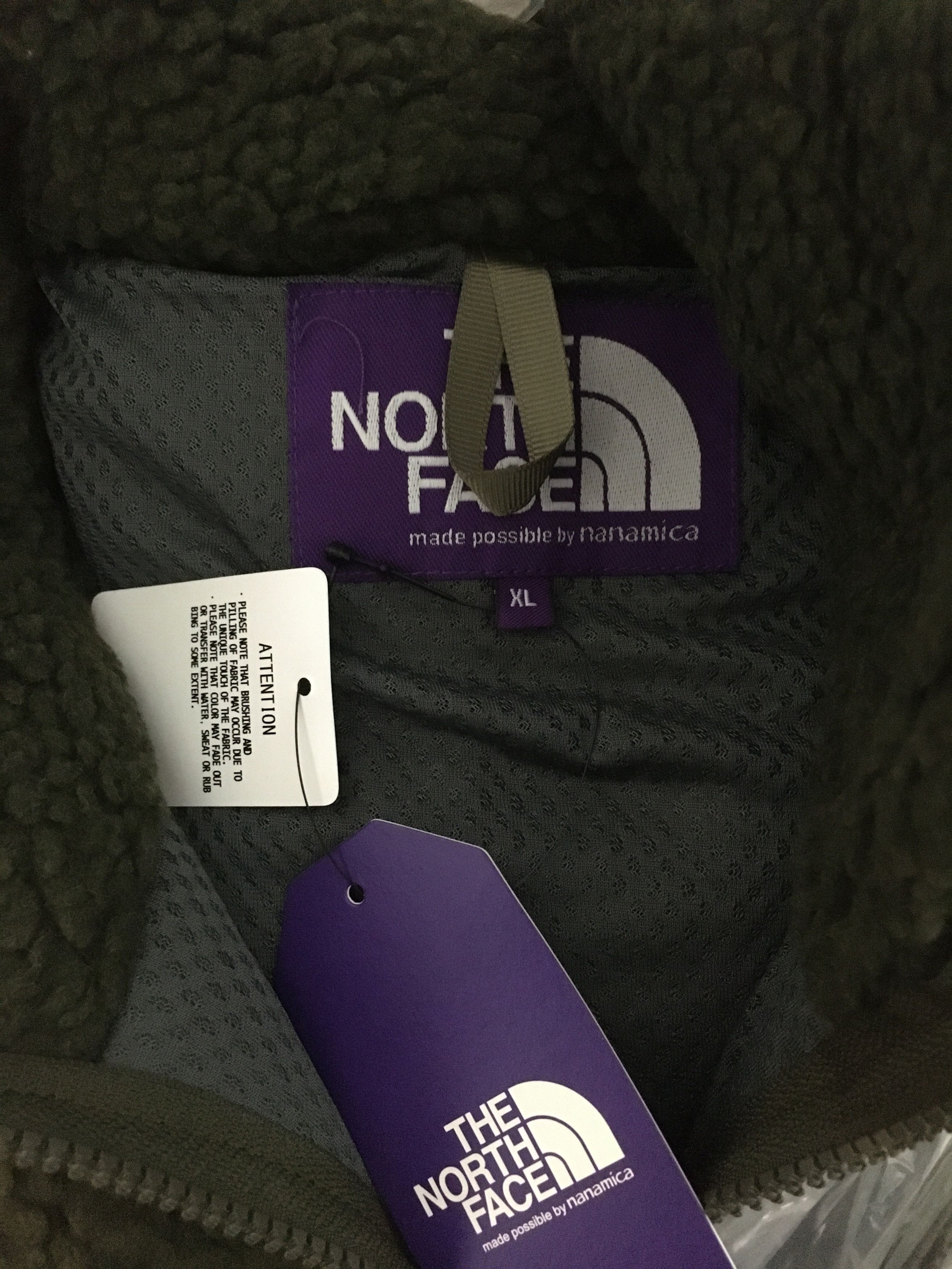 Nanamica × The North Face Purple label Wool Boa Fleece Field Jacket [NA2051N] Size US S / EU 44-46 / 1 - 9 Thumbnail