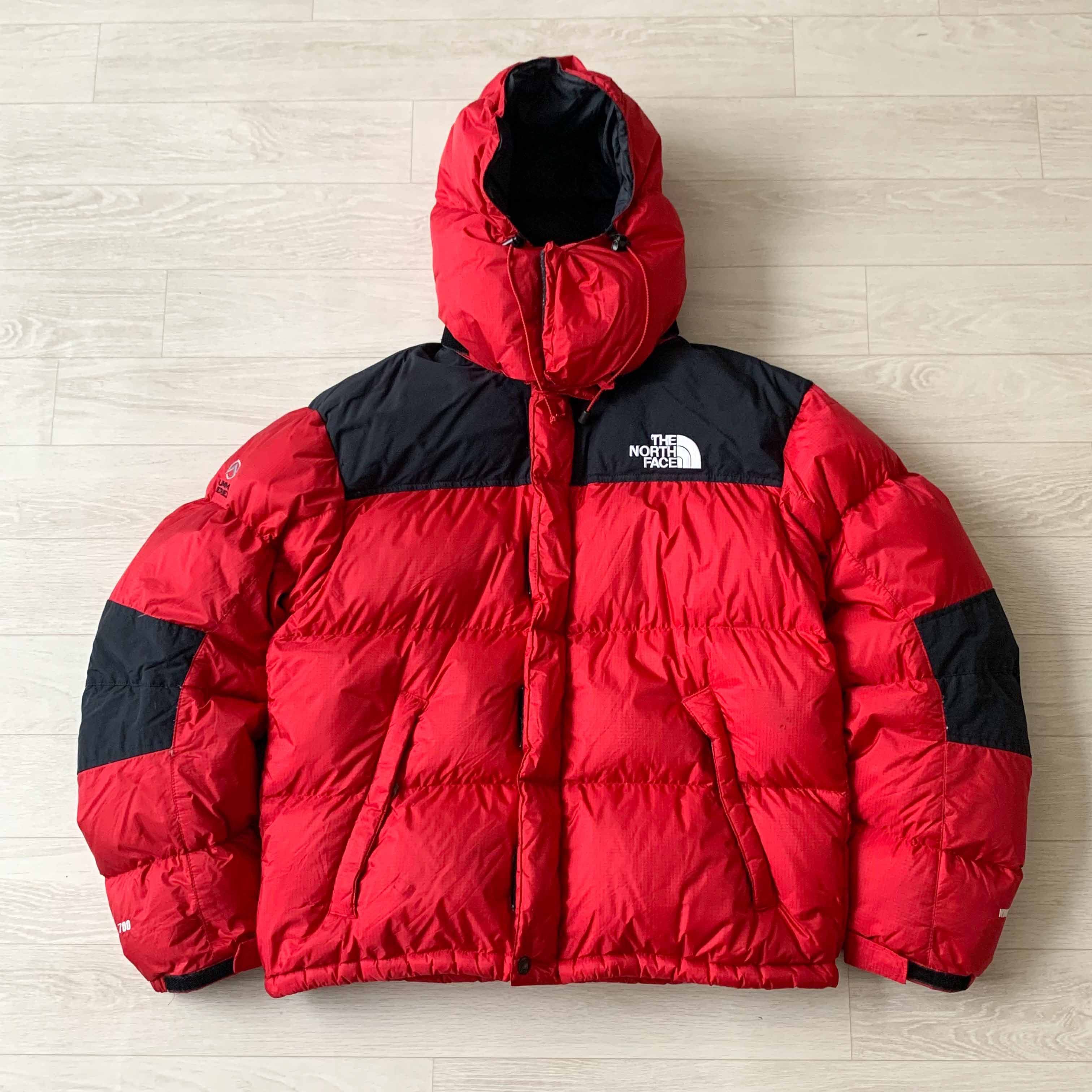 image of The North Face 700 Baltoro Puffer Jacket in Red, Men's (Size Medium)