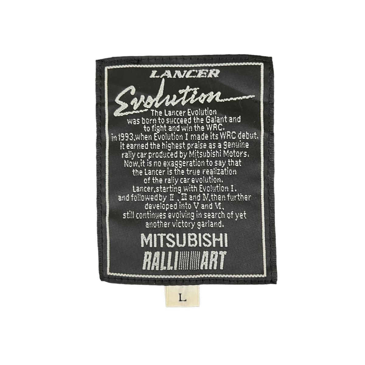 Sports Specialties VINTAGE RACING JACKET BIG LOGO MITSUBISHI RALLI ART Size US L / EU 52-54 / 3 - 14 Thumbnail