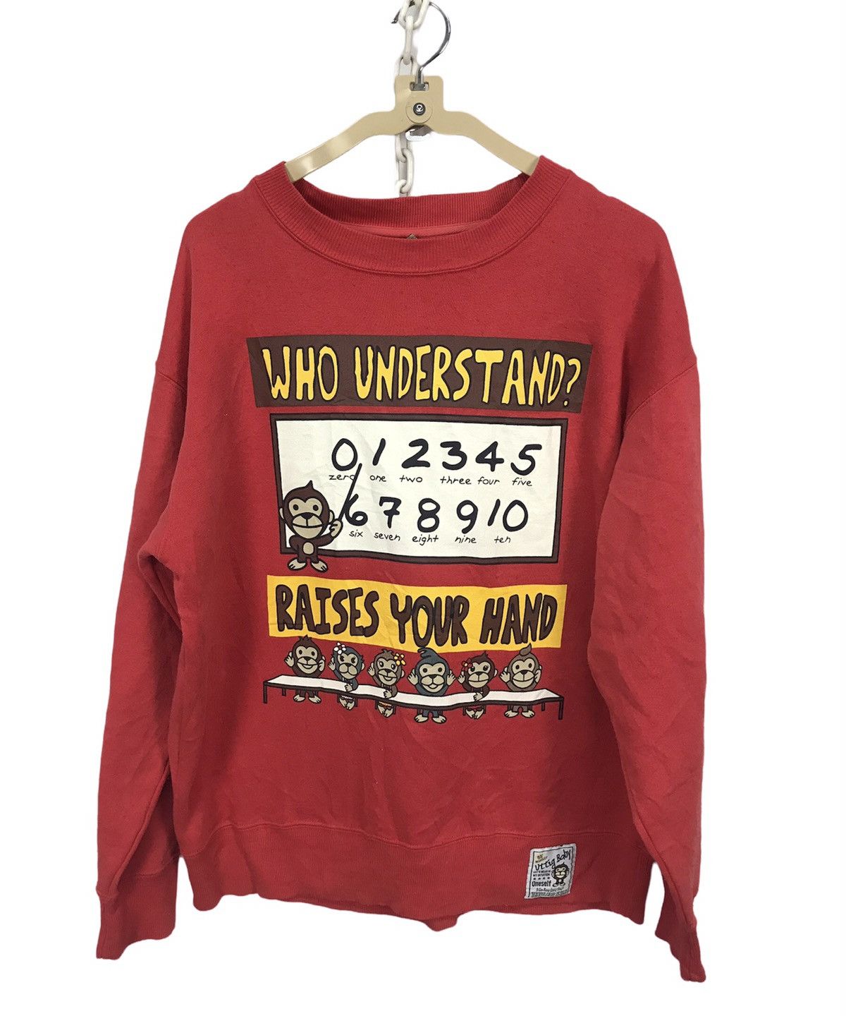 Japanese Brand Uittg baby printed sweatshirt Size US M / EU 48-50 / 2 - 1 Thumbnail