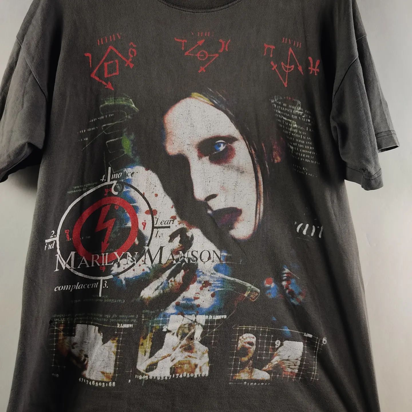 Vintage 1996 Marilyn Manson Antichrist Superstar Size US XL / EU 56 / 4 - 5 Thumbnail