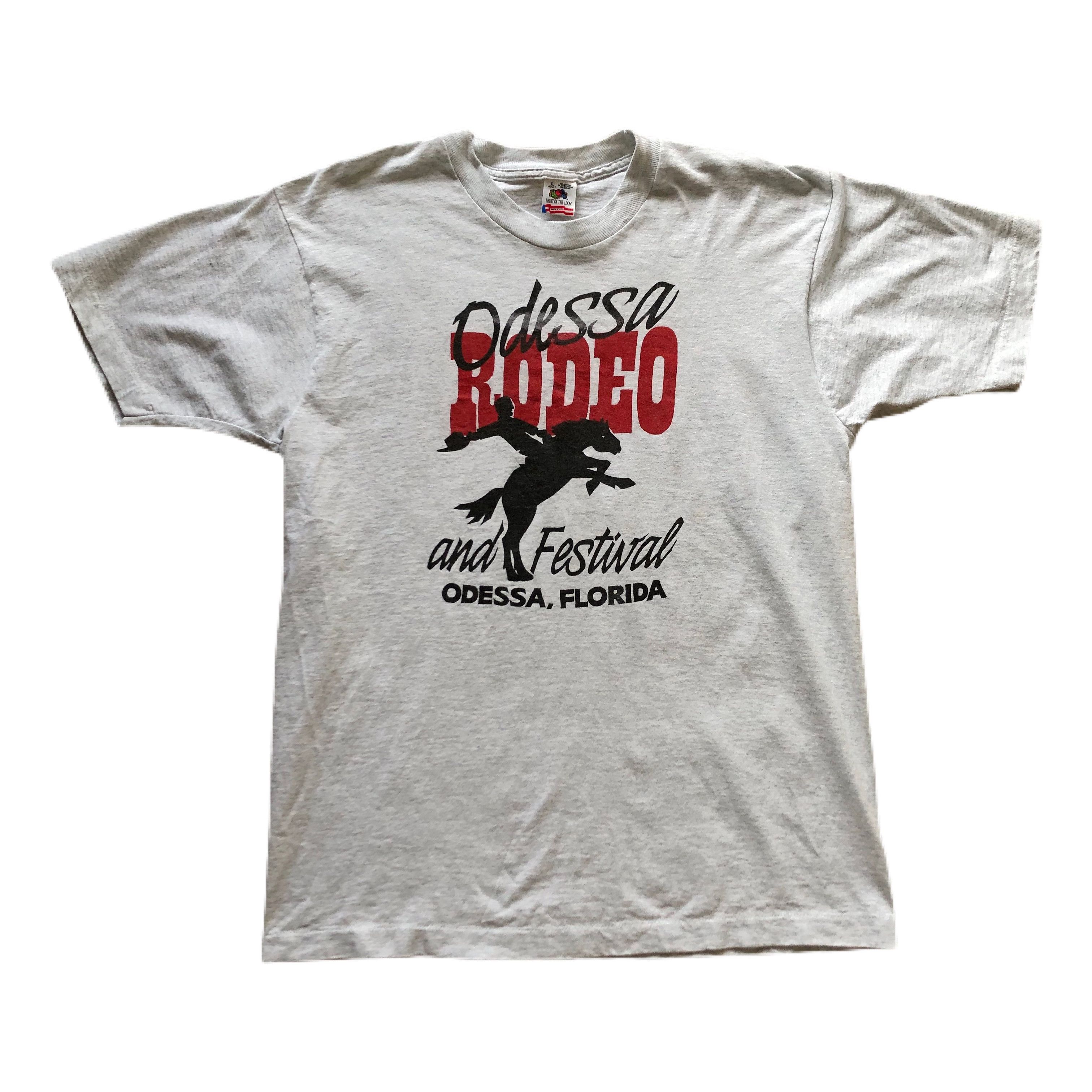 Fruit Of The Loom × Vintage Vintage Odessa Florida Rodeo Festival Western T-shirt Size US L / EU 52-54 / 3 - 2 Thumbnail