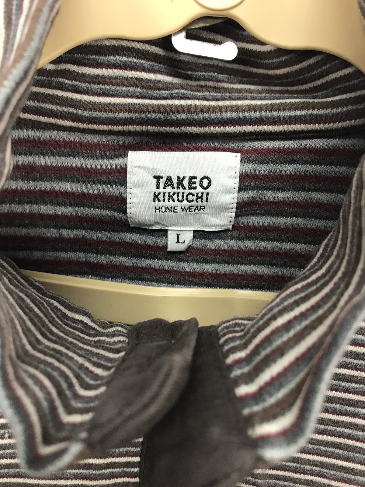Japanese Brand × Takeo Kikuchi Takeo kikuchi stripe half button long sleeve Size US M / EU 48-50 / 2 - 3 Thumbnail