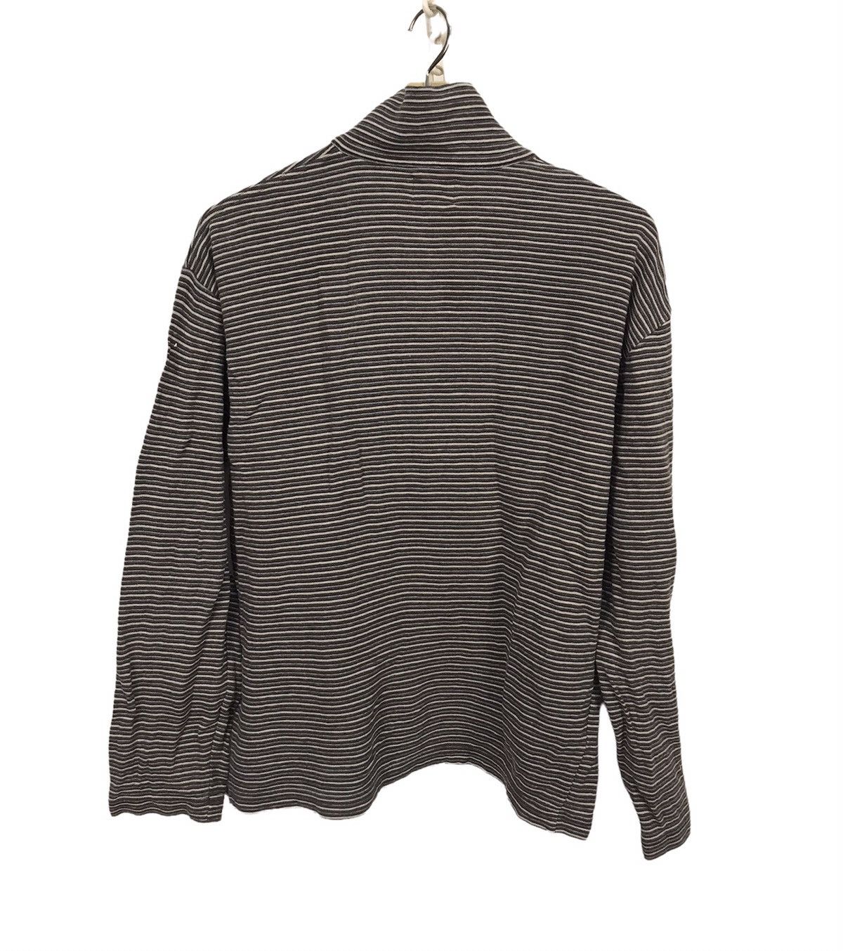 Japanese Brand × Takeo Kikuchi Takeo kikuchi stripe half button long sleeve Size US M / EU 48-50 / 2 - 2 Thumbnail