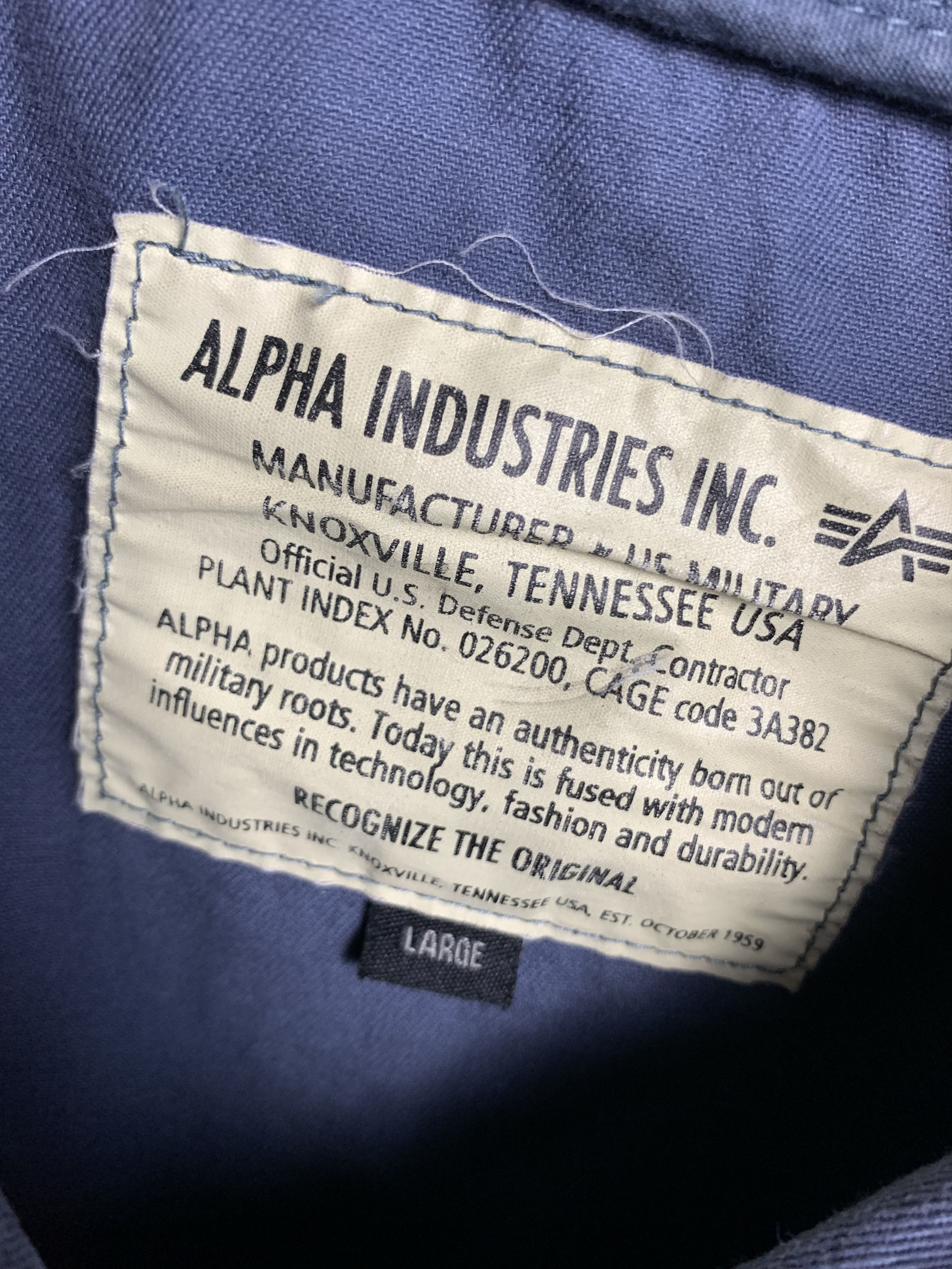 Alpha Industries Alpha Industries 90s Vintage Mens Bomber Jacket Size US L / EU 52-54 / 3 - 4 Thumbnail