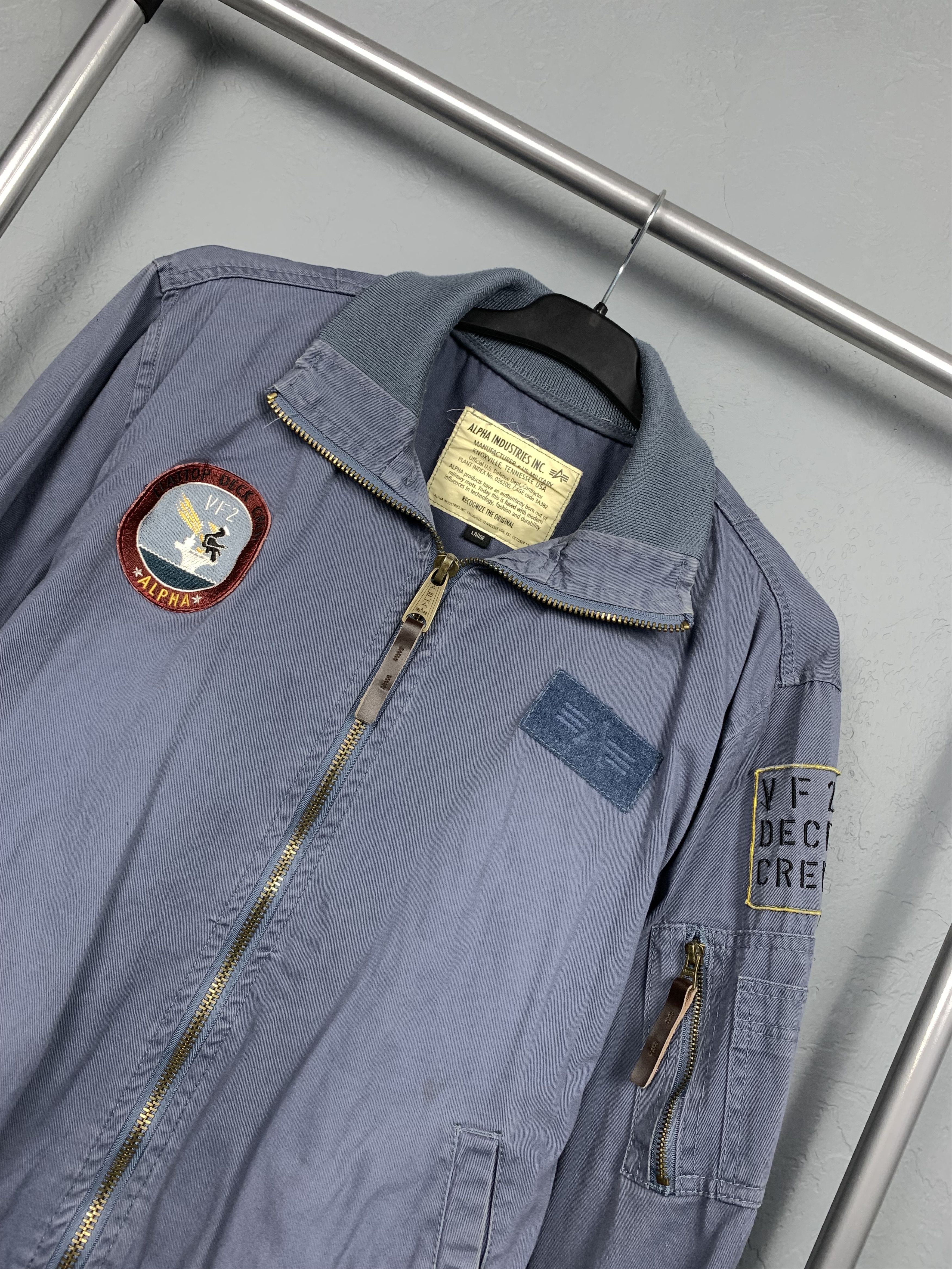Alpha Industries Alpha Industries 90s Vintage Mens Bomber Jacket Size US L / EU 52-54 / 3 - 2 Thumbnail