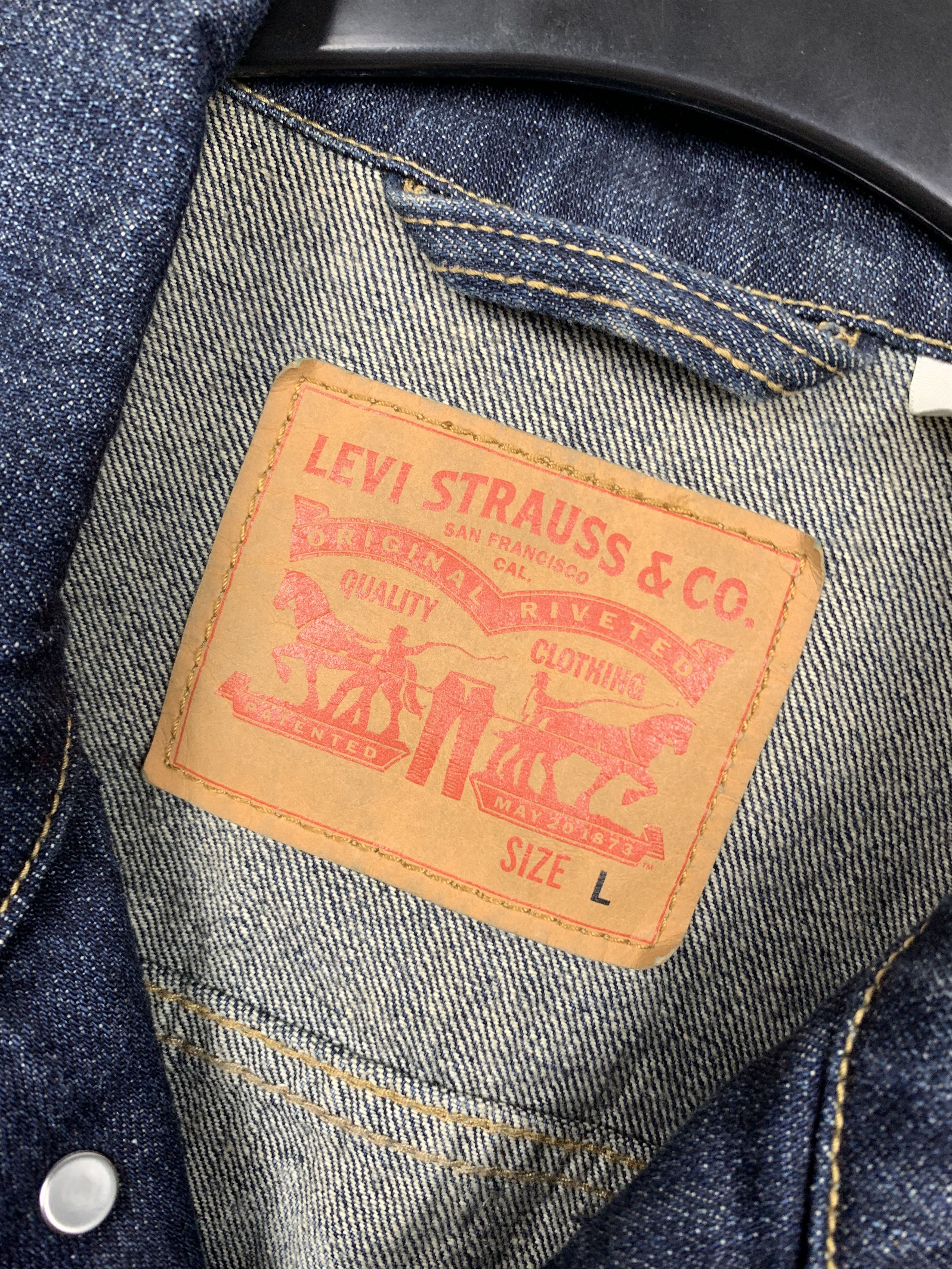 Levi's Levis Vintage Mens Trucker Denim Jacket Size US L / EU 52-54 / 3 - 4 Thumbnail