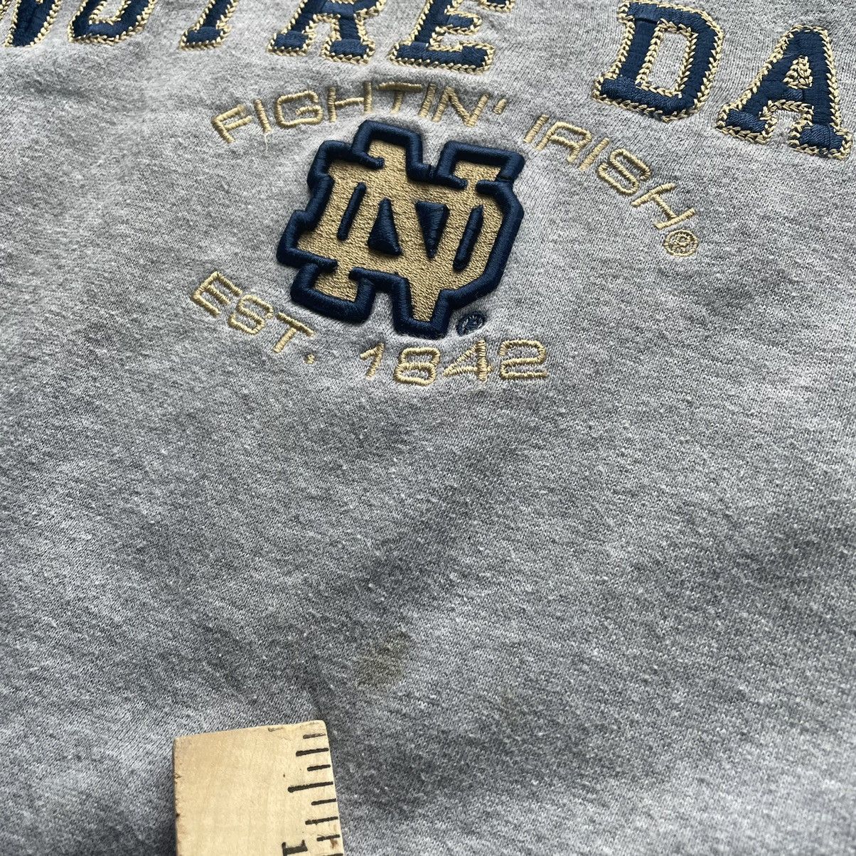 NCAA × Vintage Vintage 90s Notre Dame Fighting Irish NCAA College Crewneck Size US L / EU 52-54 / 3 - 3 Thumbnail