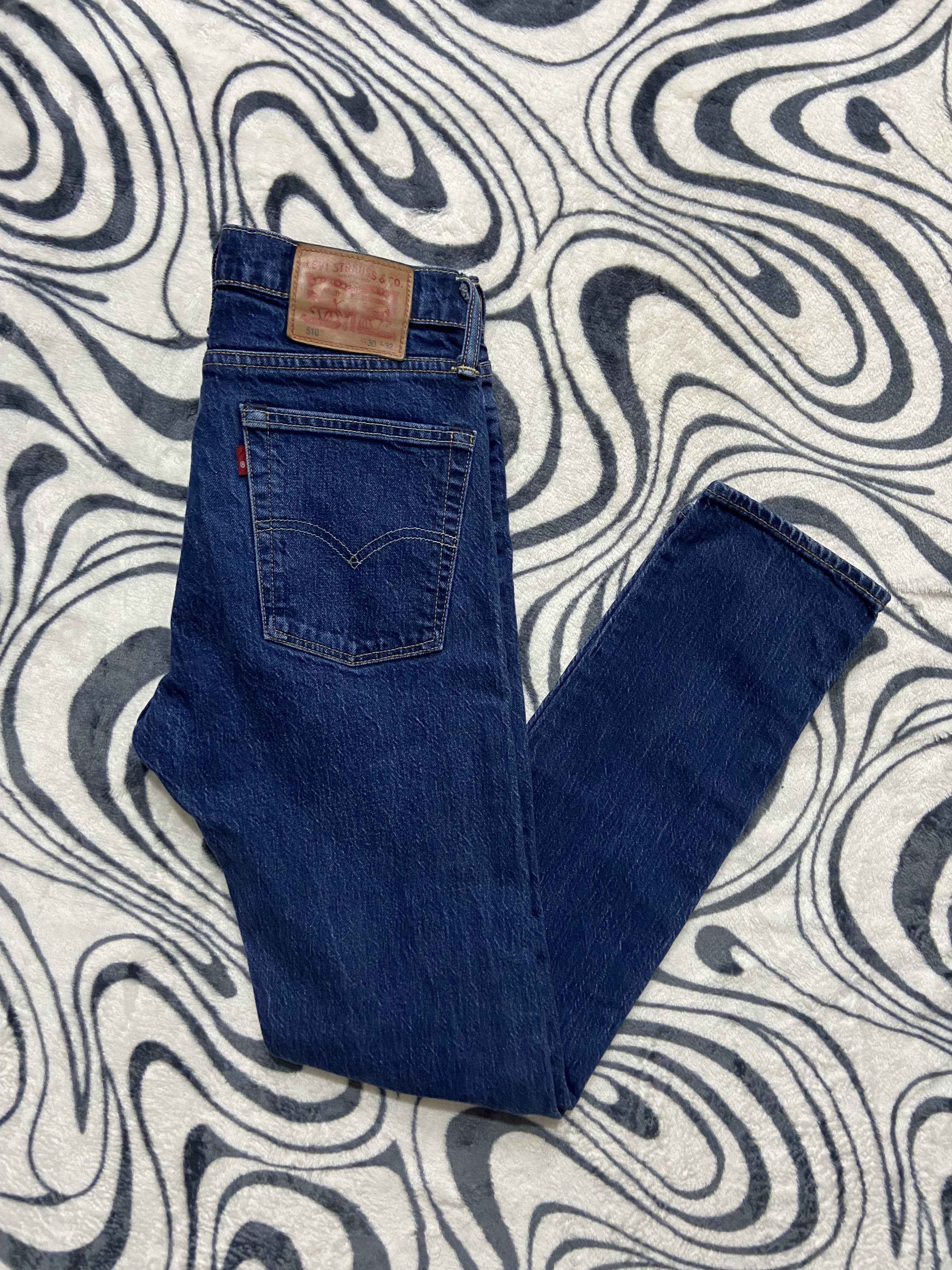 Levi's Levis 510 Blue Denim Pant Jeans Slim Fit Size US 30 / EU 46 - 1 Thumbnail